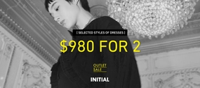 $980 FOR 2 - SELECTED STYLES OF DRESSES