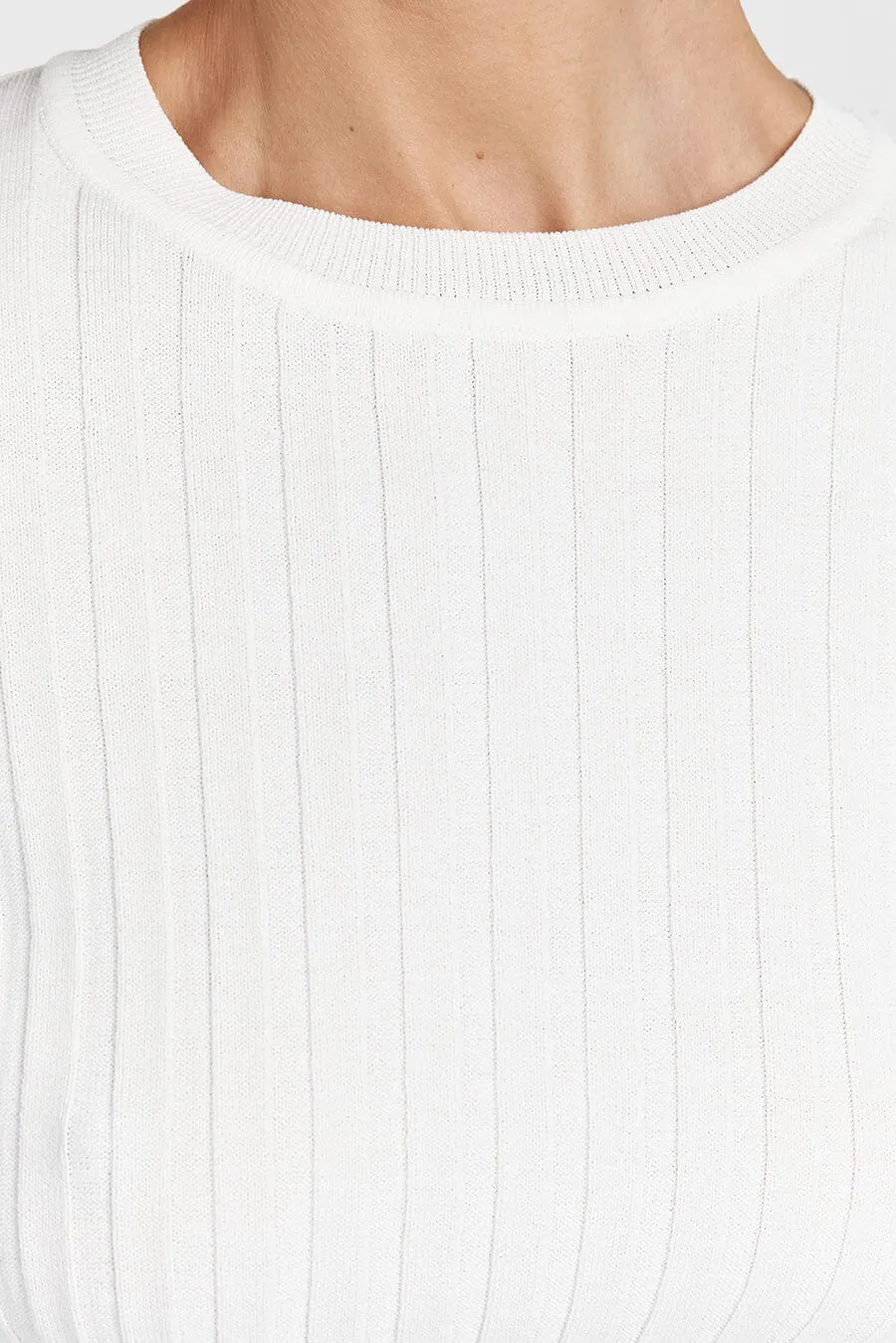 ADA OFF WHITE LONG SLEEVE KNIT TOP