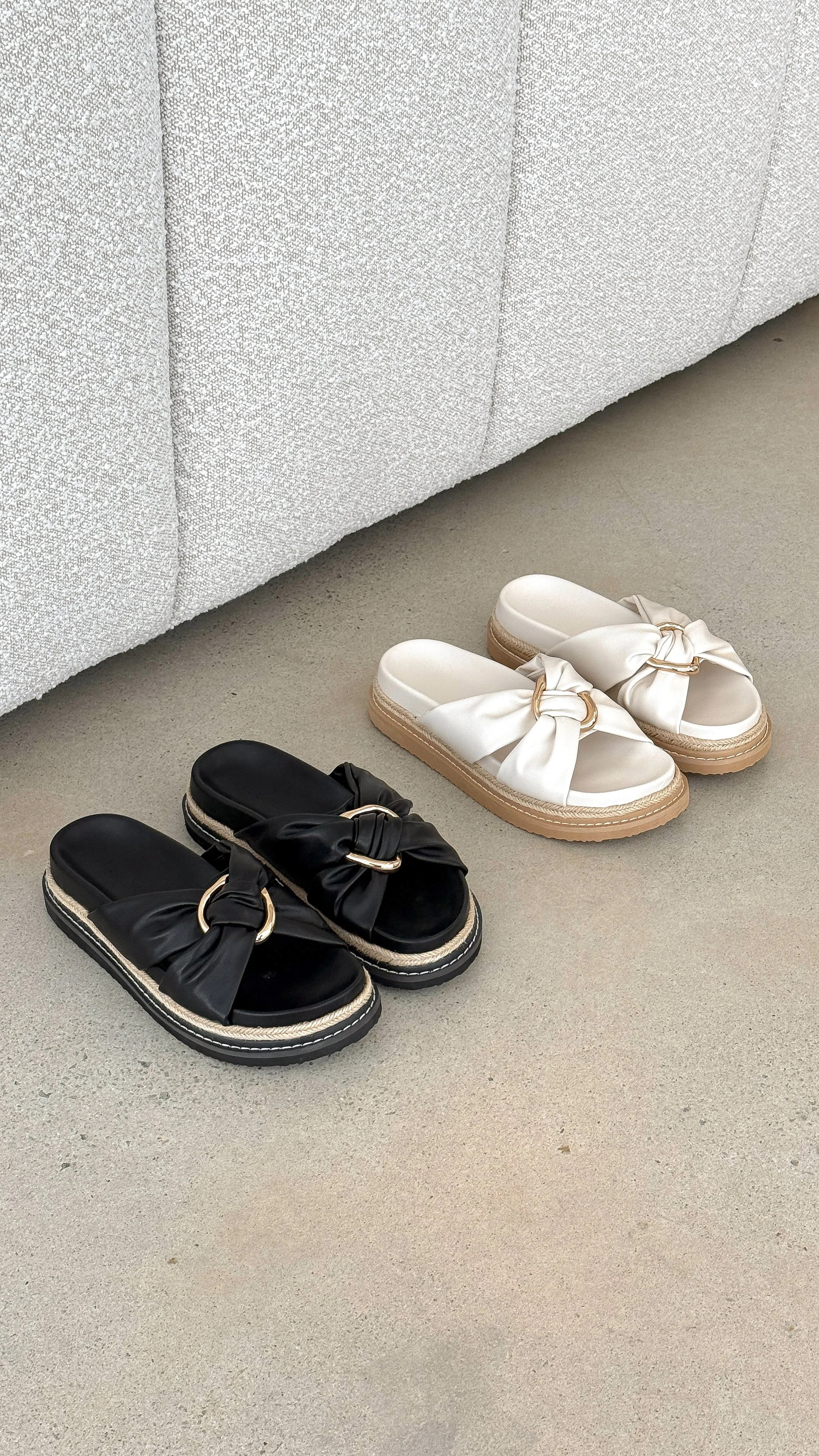 Ambrose Slides - Ivory
