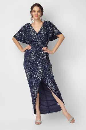 Antonella Maxi in Navy