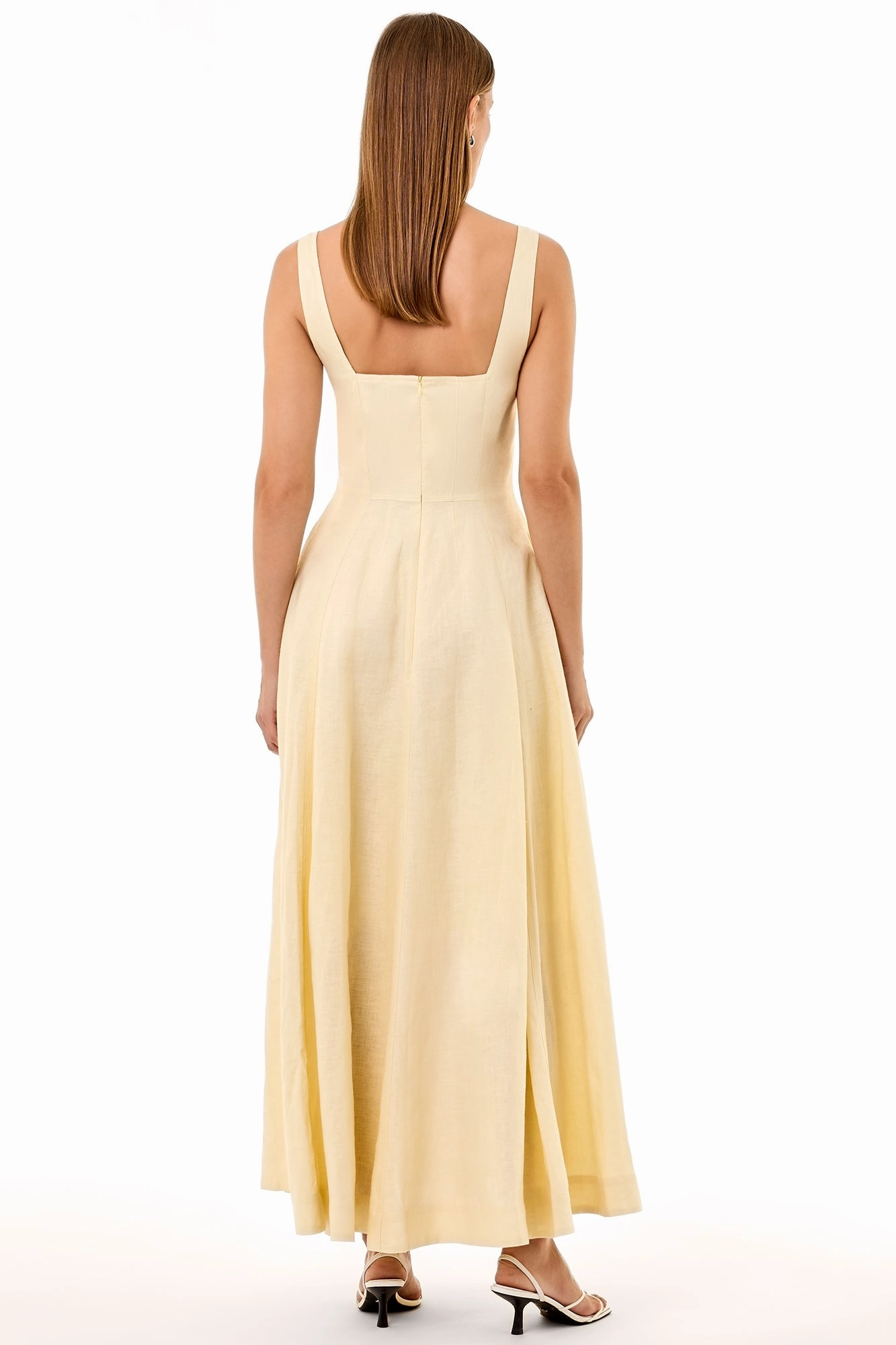 ANYA DRESS - CUSTARD