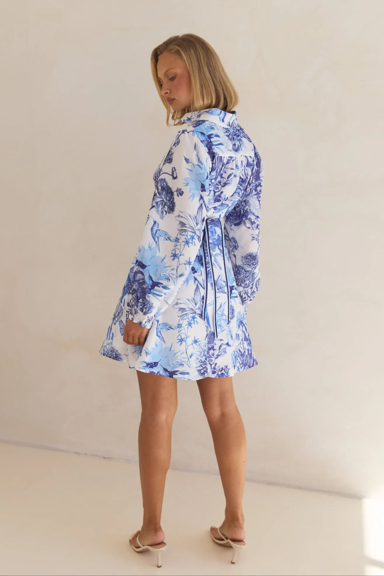 Azure Mini Dress (Blue)