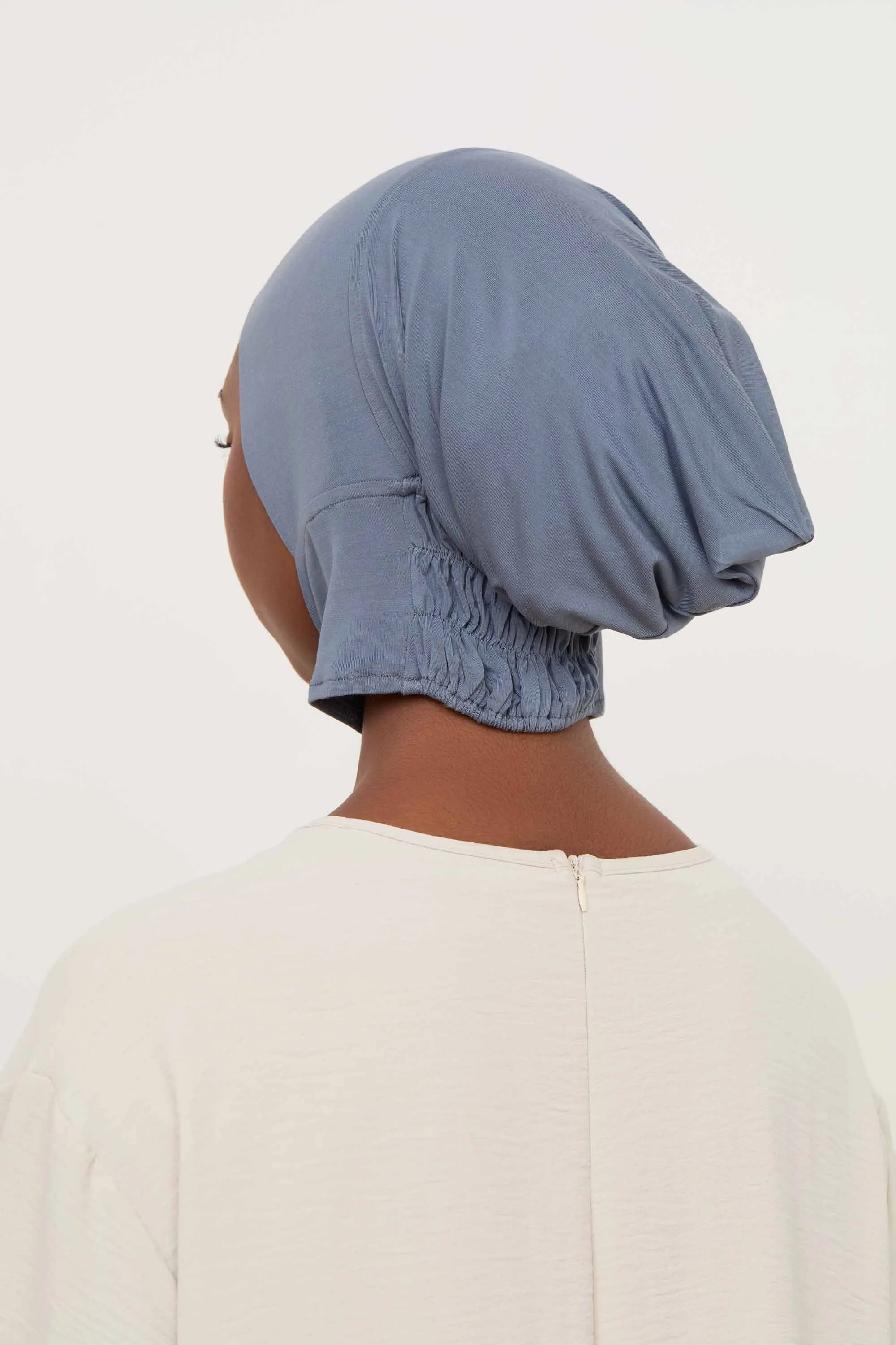 Bamboo Jersey Mini Full Coverage Undercap - Denim