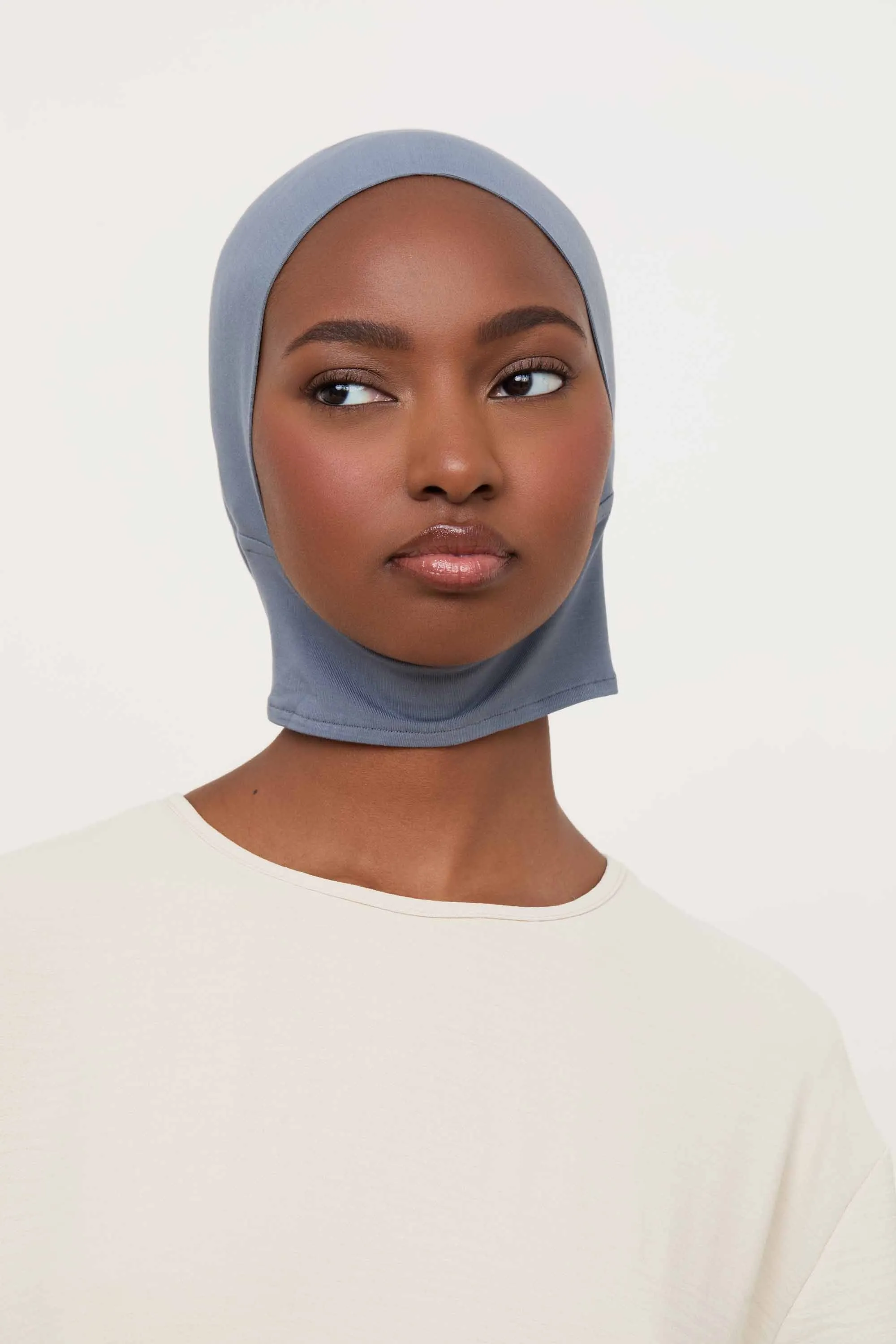 Bamboo Jersey Mini Full Coverage Undercap - Denim