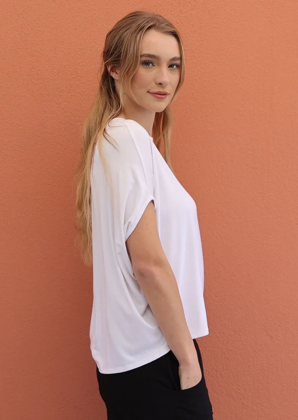 Batwing T-shirt White