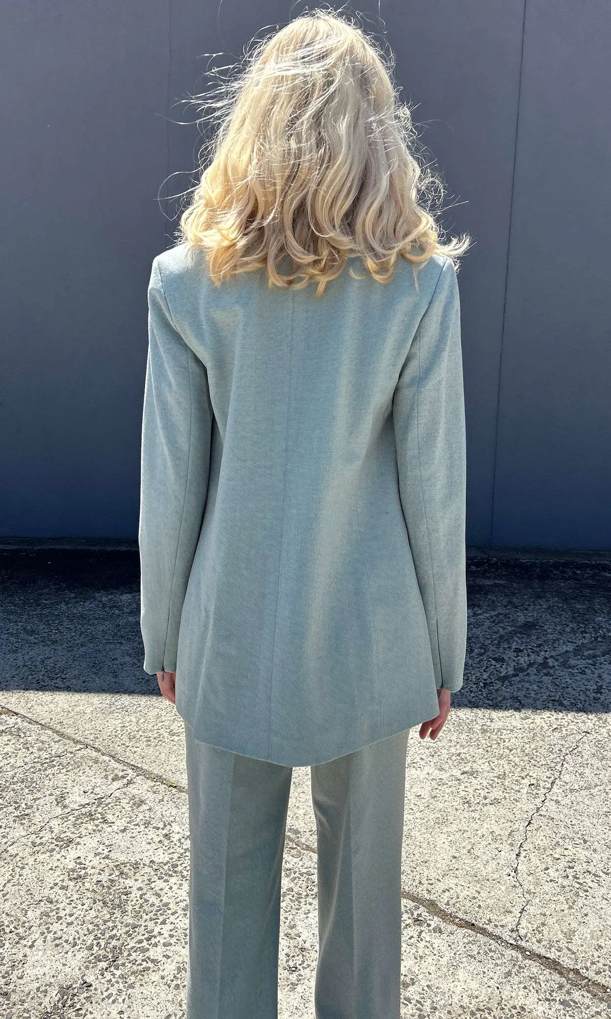 Beatrice B Mint  Wool Jacket