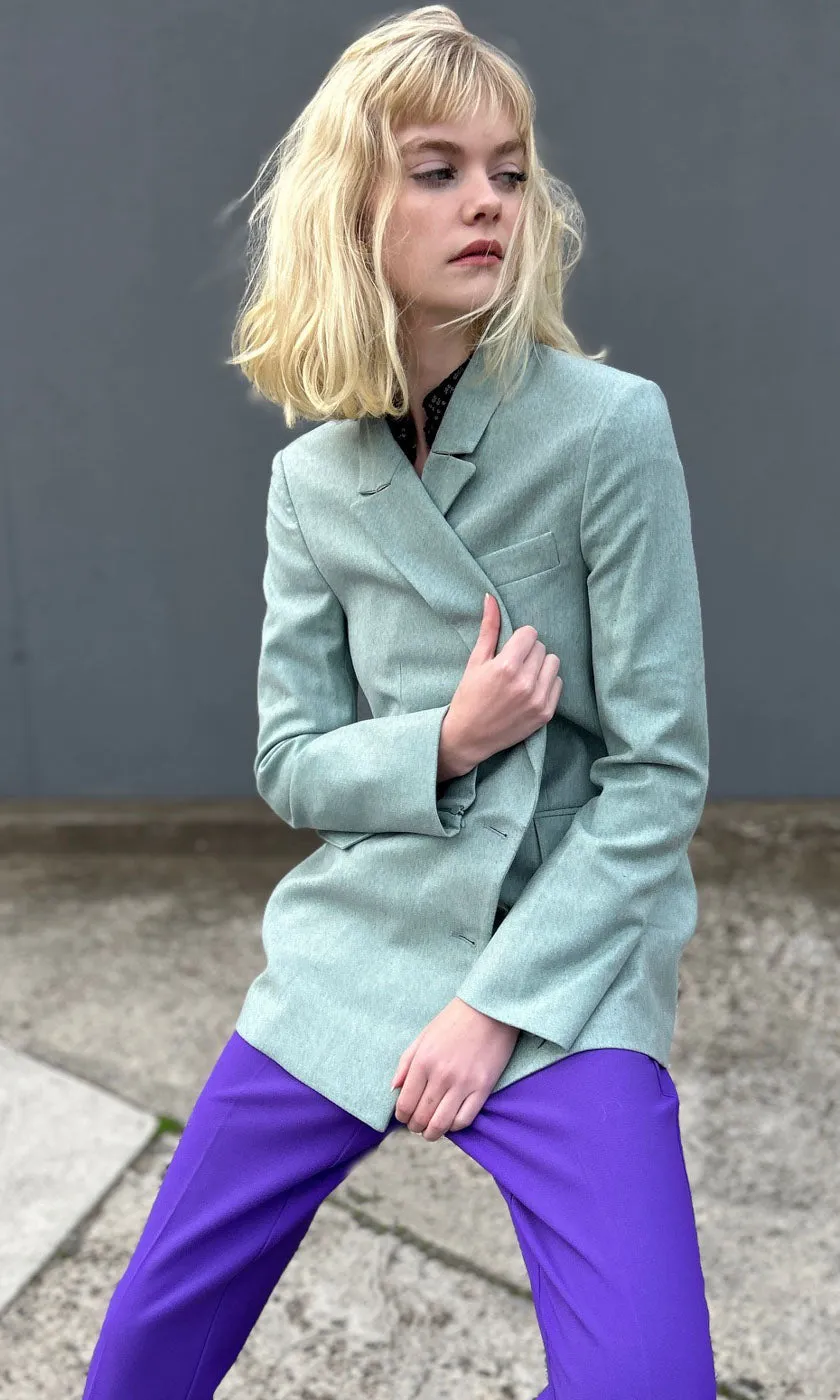 Beatrice B Mint  Wool Jacket