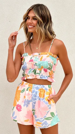 Billi Shorts - Blush Petal