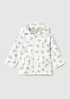 Billie Printed Rain Coat - Bone