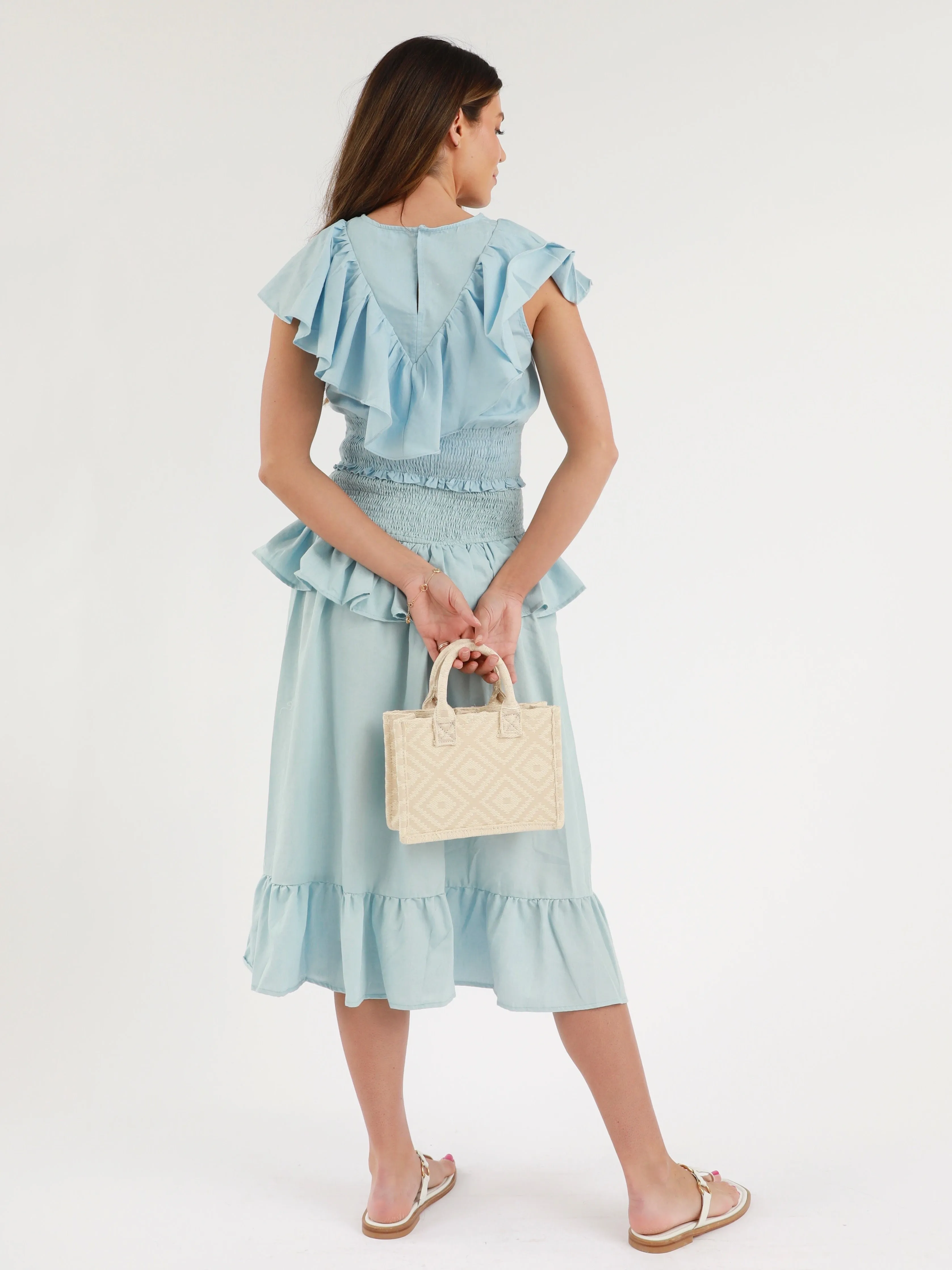 Carla Skirt In Denim Blue
