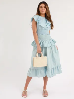 Carla Skirt In Denim Blue