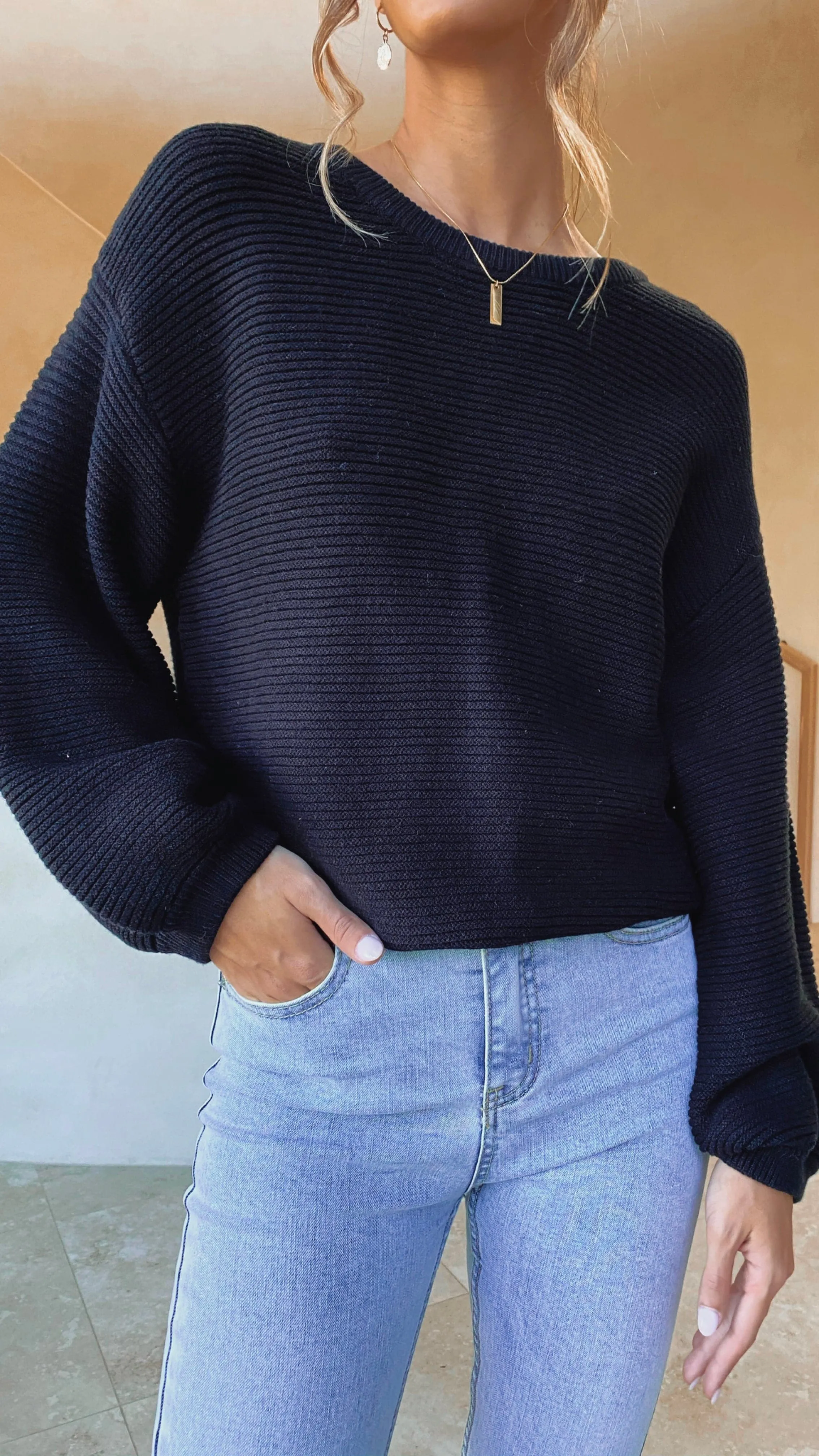 Carmel Knit - Black