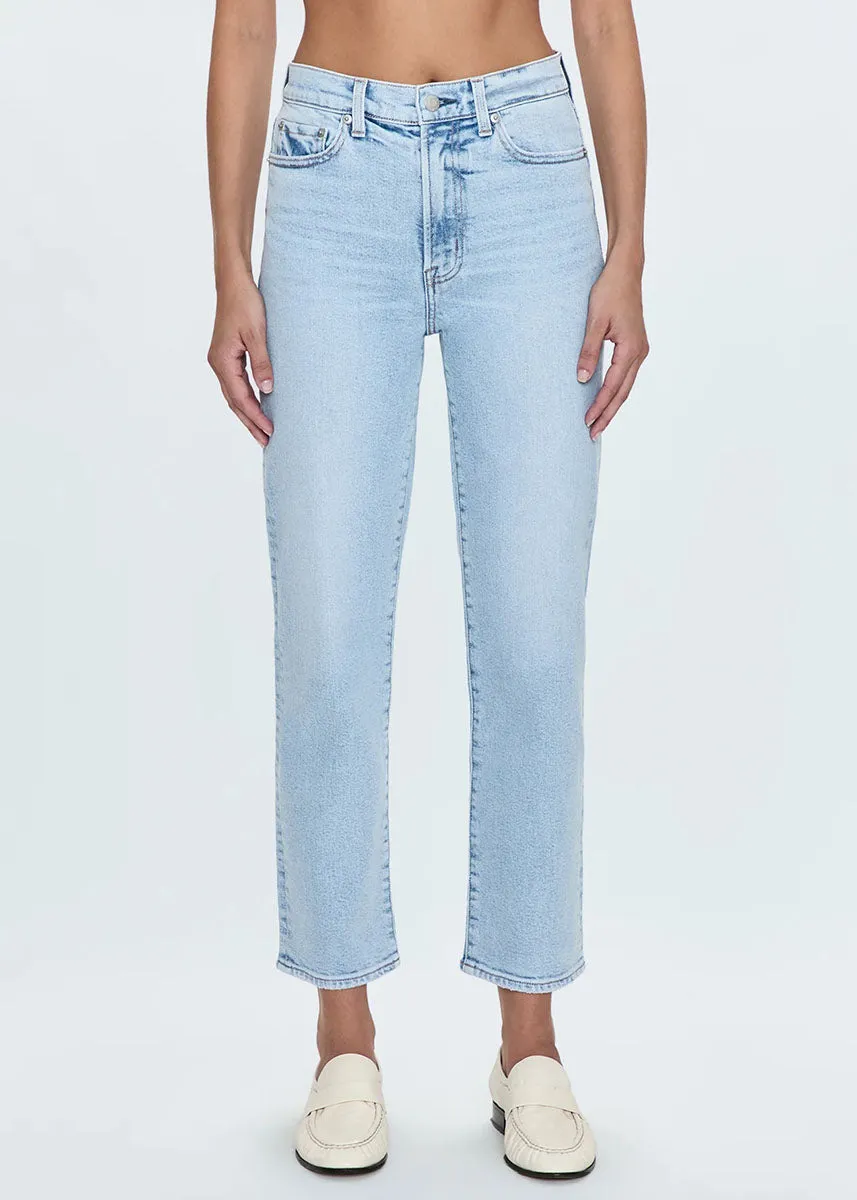 Charlie High Rise Classic Straight Ankle - Sun-Kissed