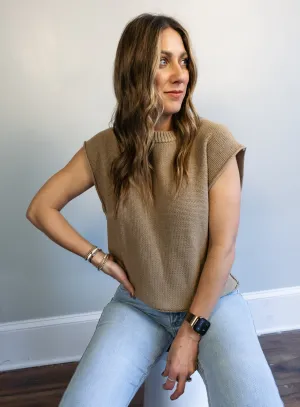 Dannie Oversized Sweater Tank - Final Sale