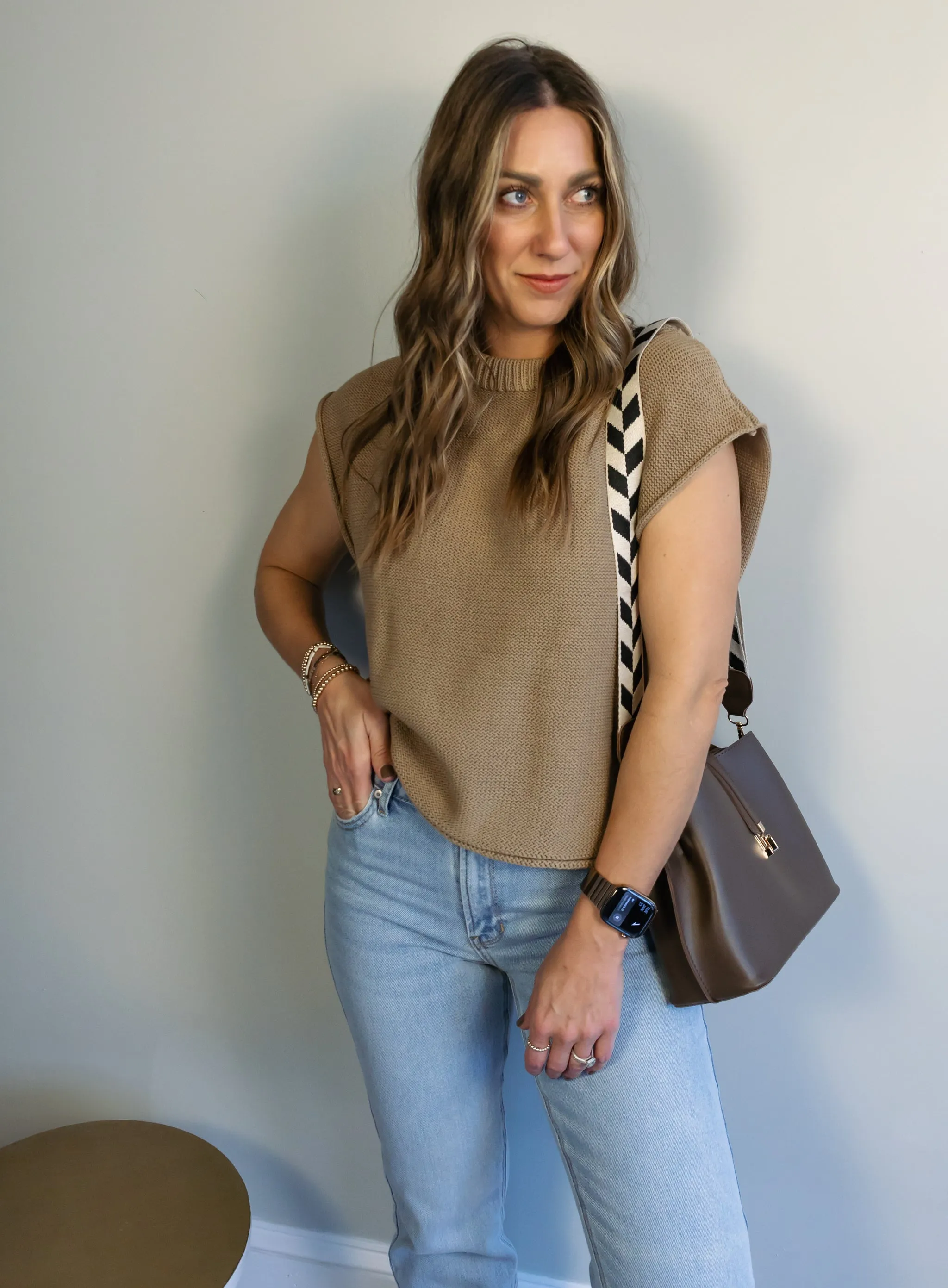 Dannie Oversized Sweater Tank - Final Sale