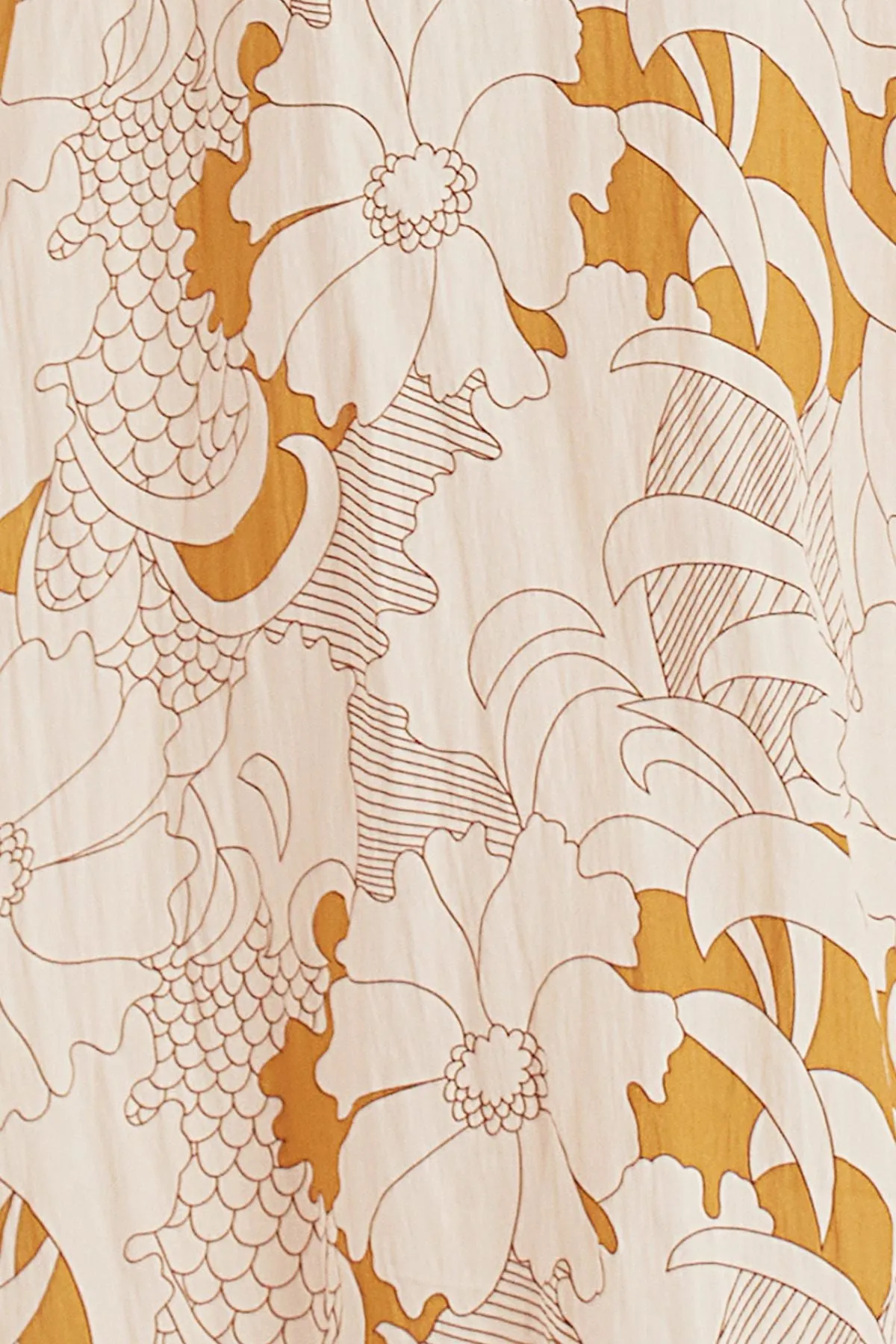 Deanie Loomis Gloria Dress in Mustard