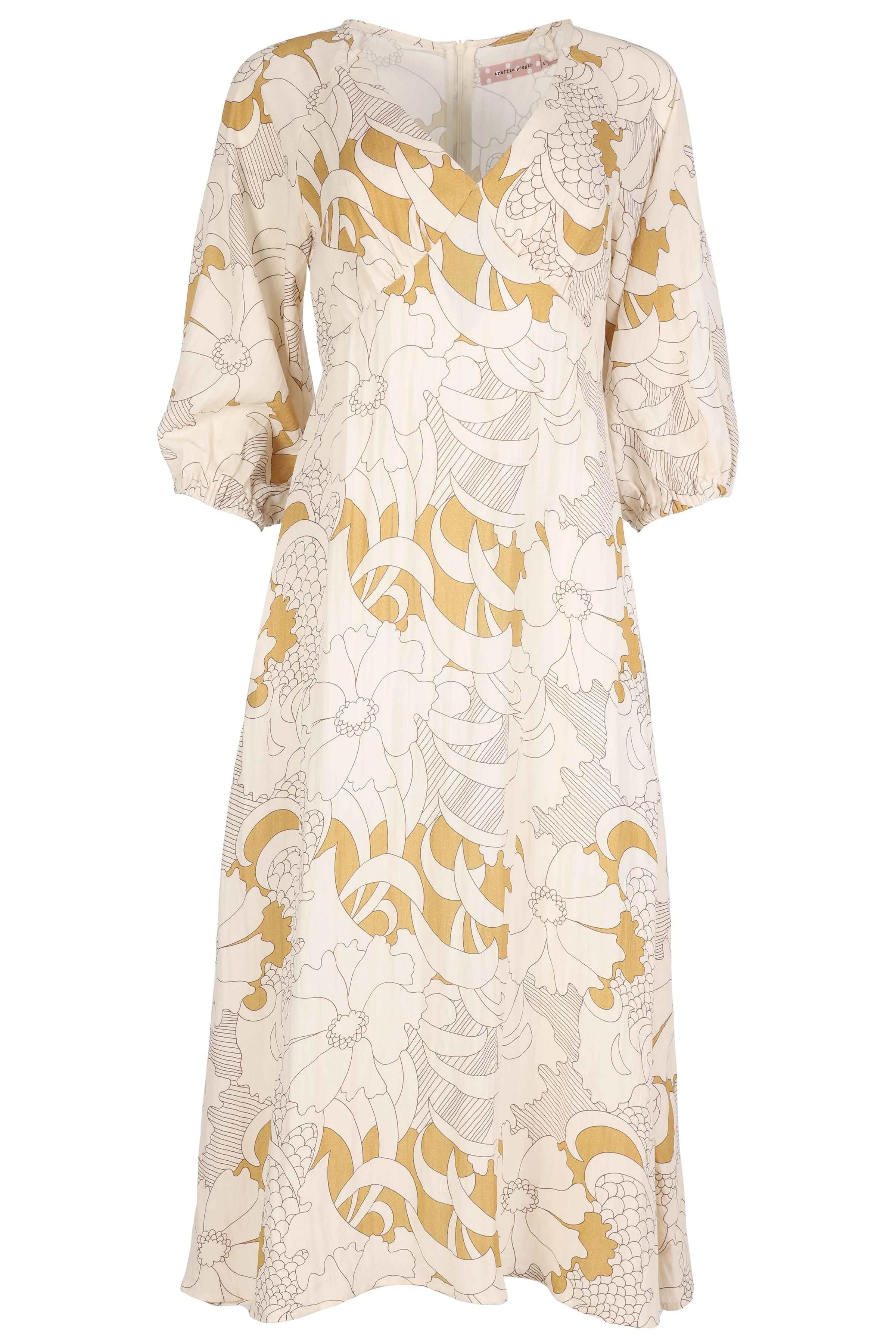 Deanie Loomis Gloria Dress in Mustard