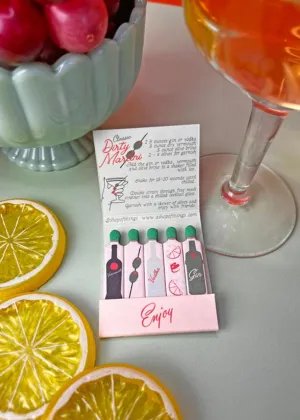 Dirty Martini Matchbook