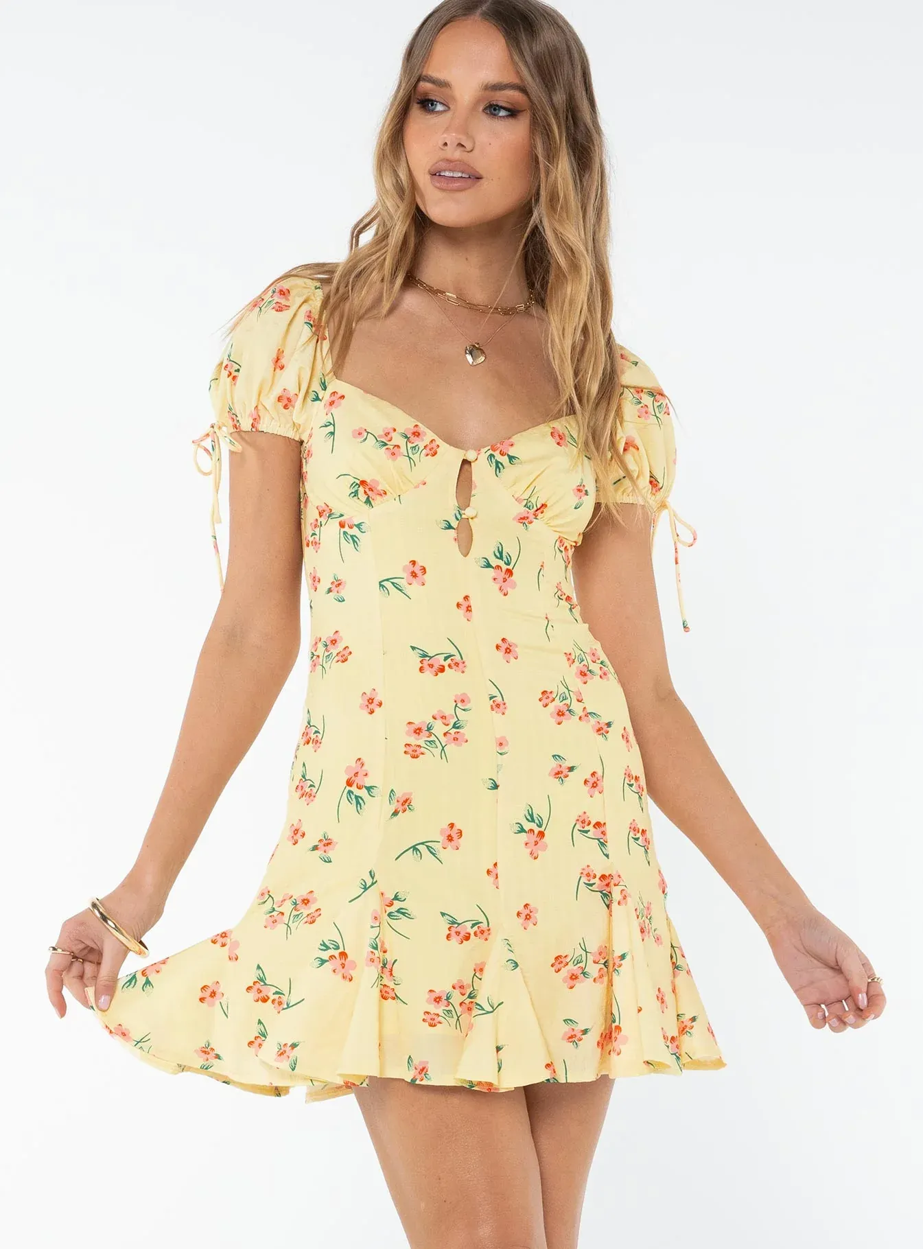 Draya Mini Dress Yellow