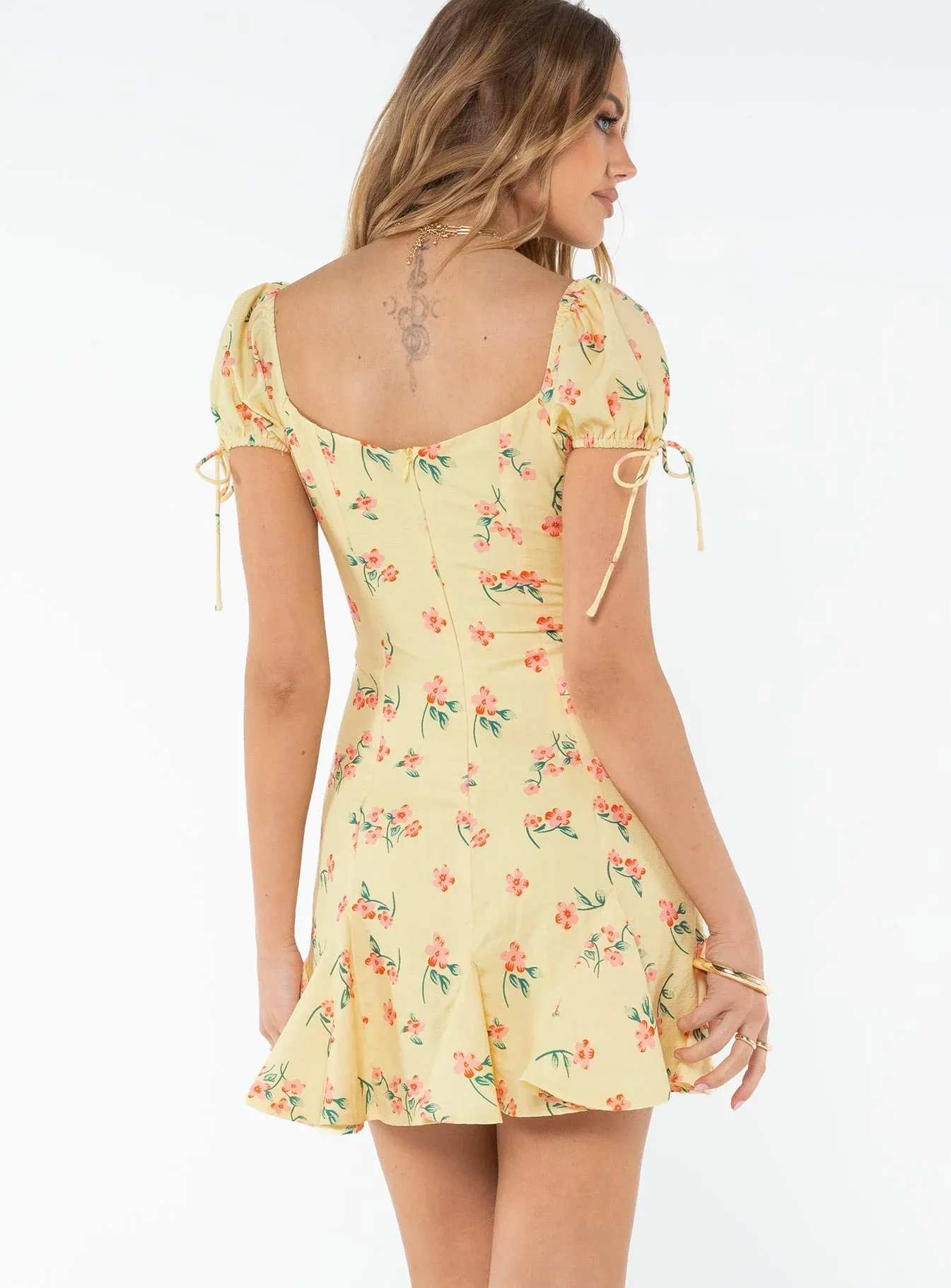 Draya Mini Dress Yellow