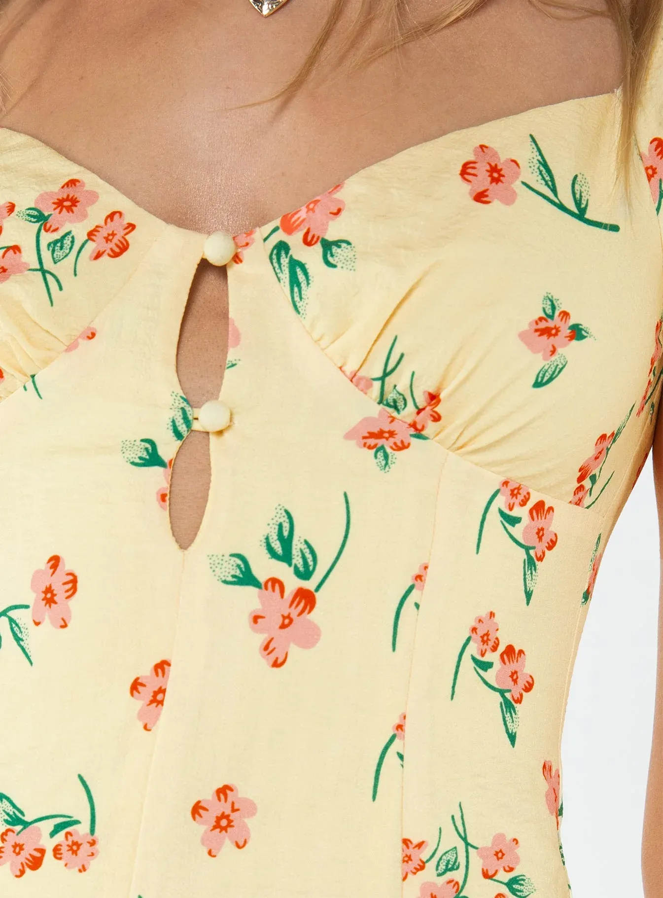 Draya Mini Dress Yellow