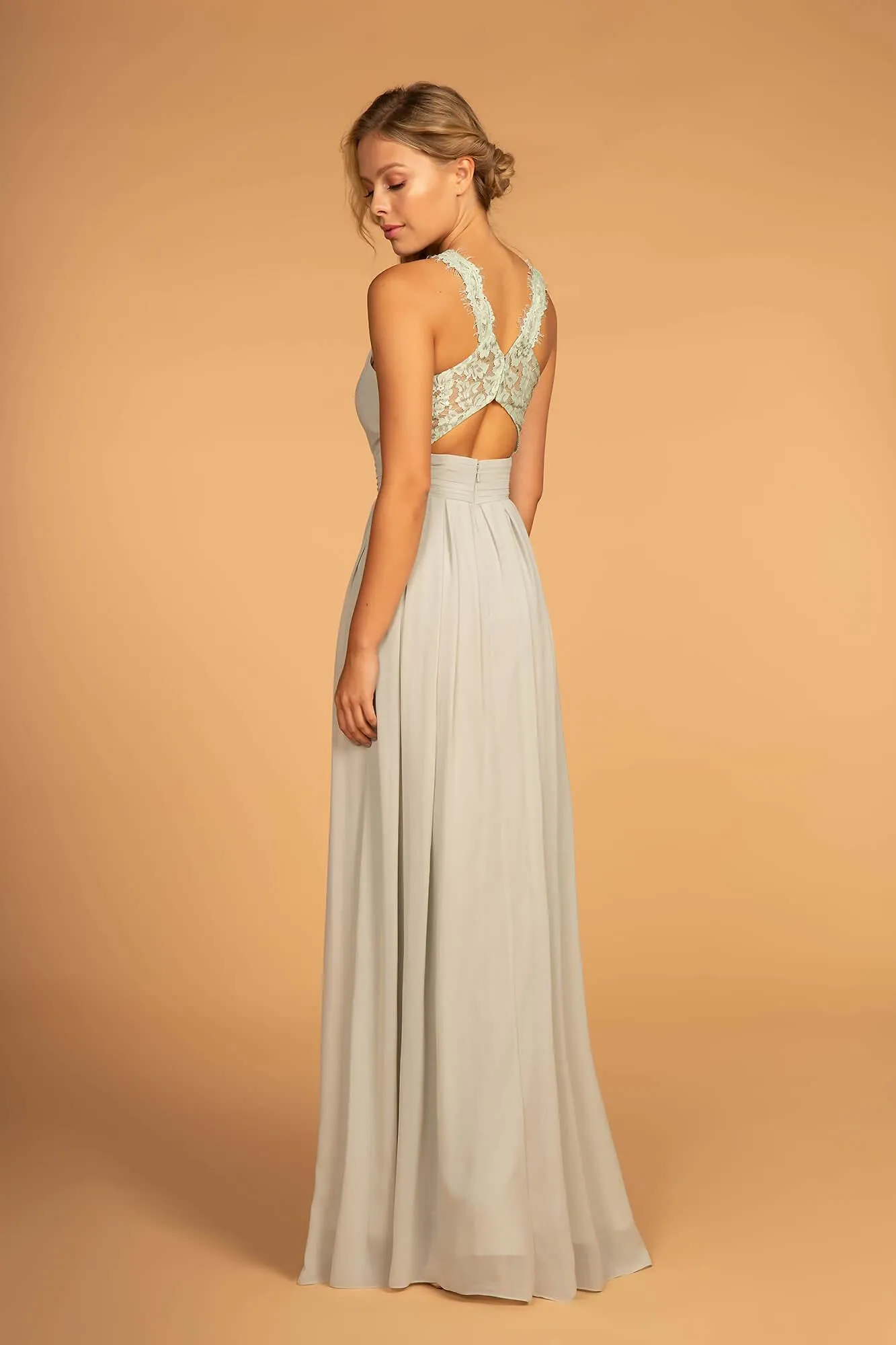 Evening Bridesmaid Long Formal Dress
