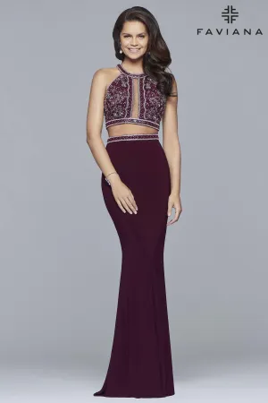 Faviana Sexy Long Two Piece Prom Dress 10019 Sale