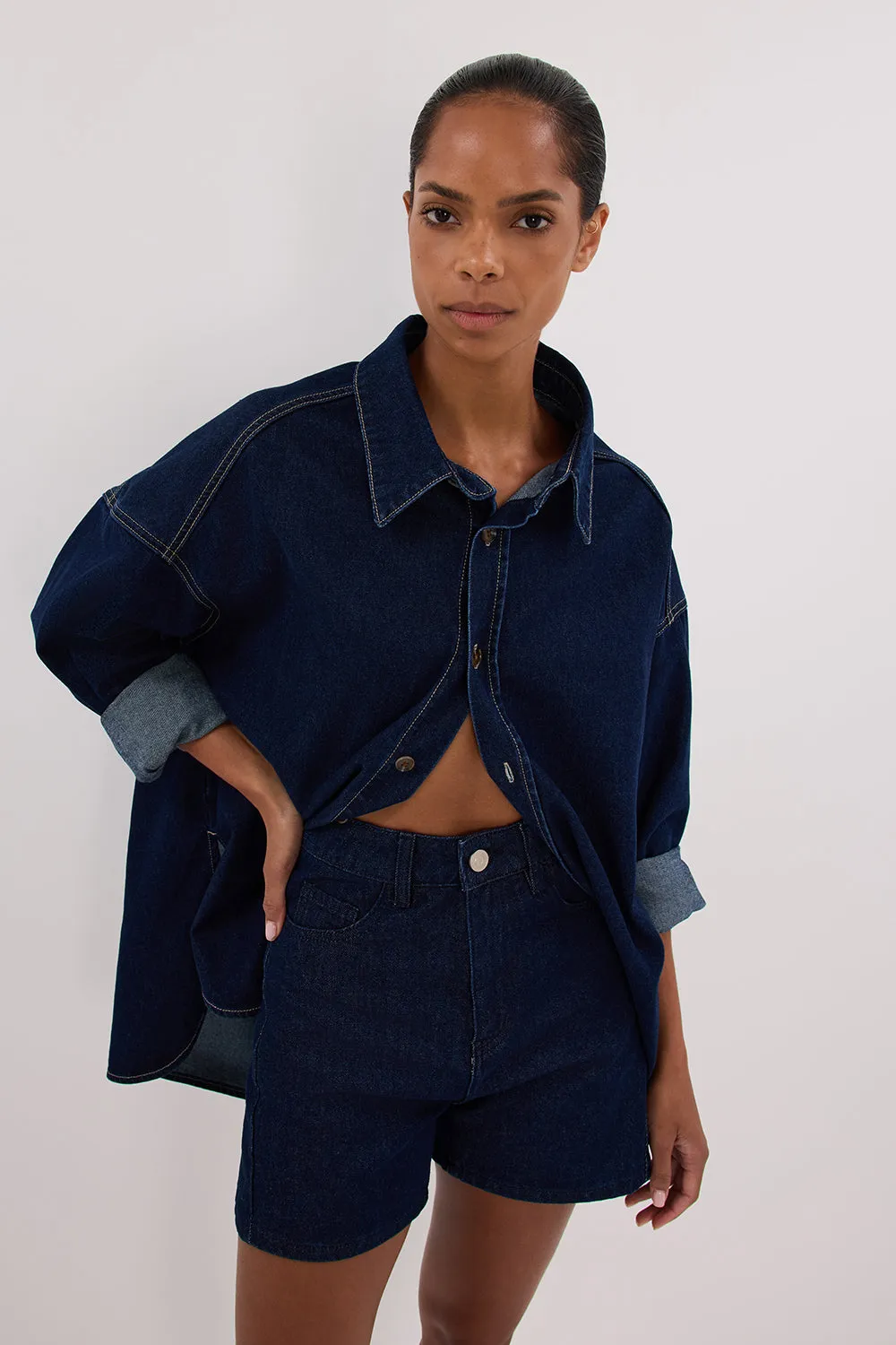 FINN INDIGO DENIM SHORT