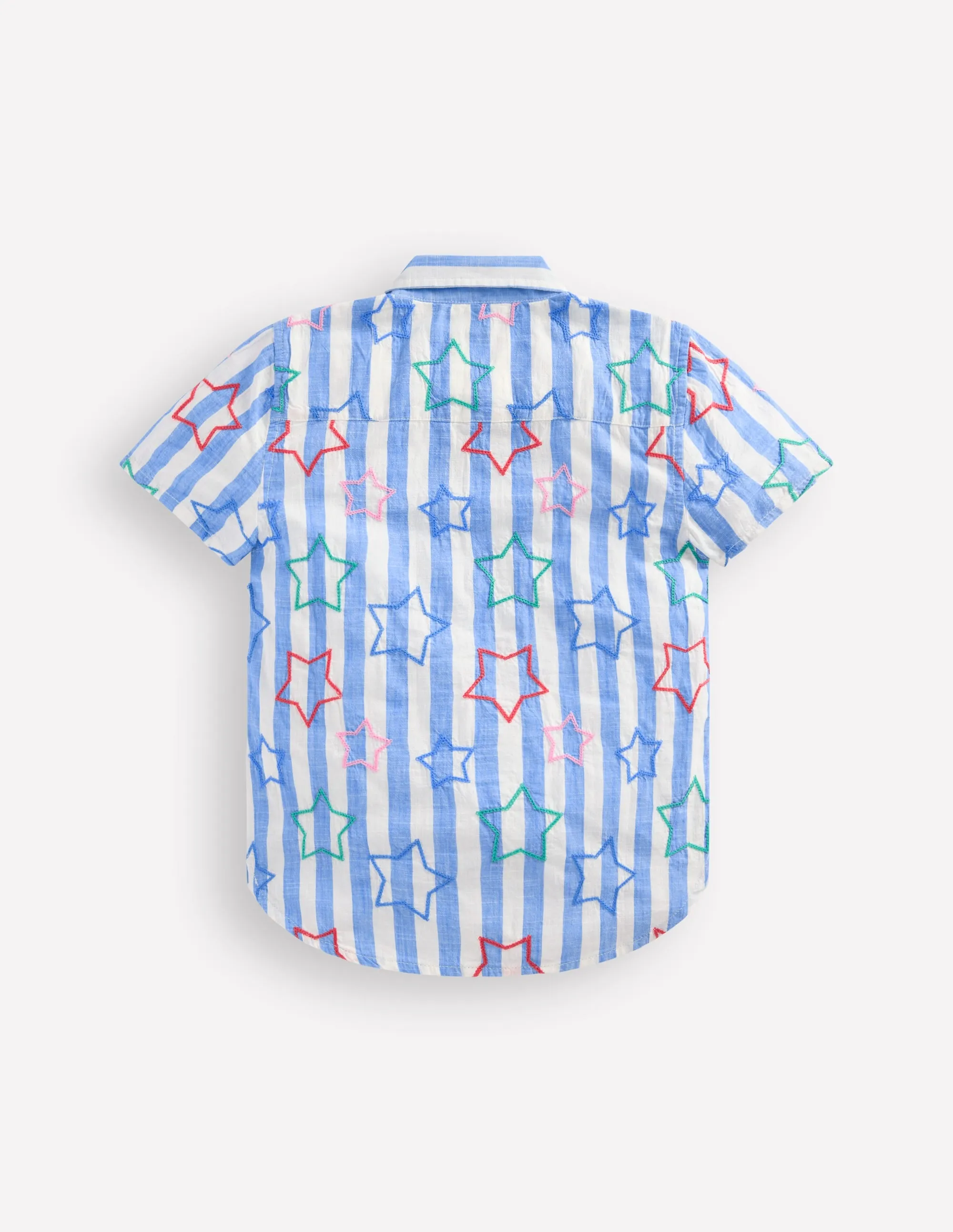 Fun Cotton Shirt-Starry Stripe