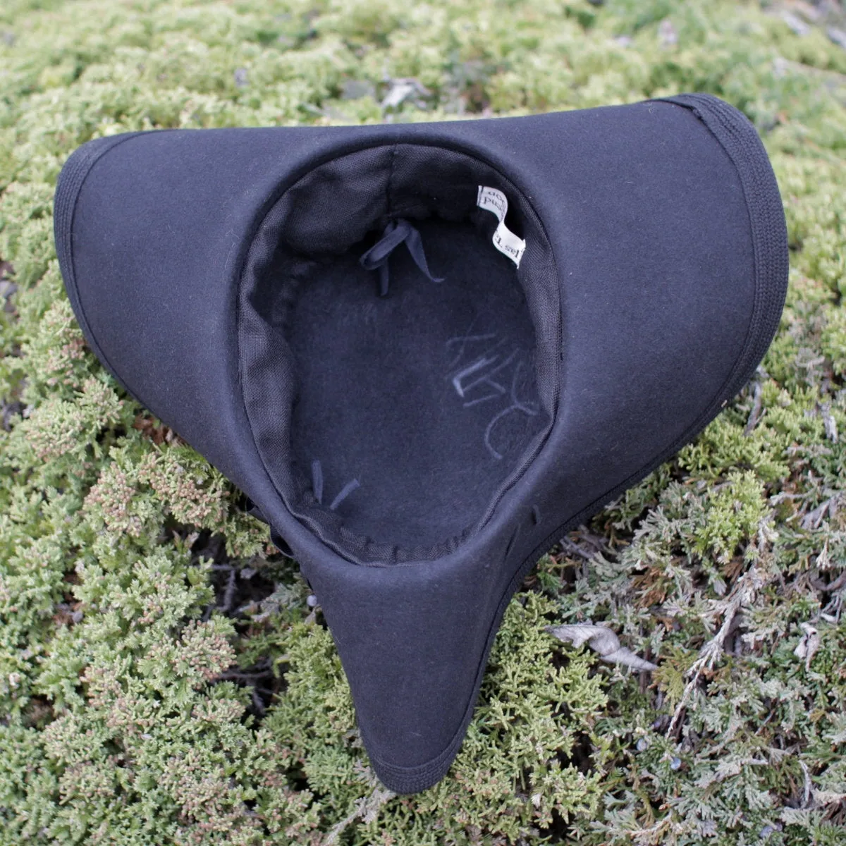 Fur Felt Civilian Tricorn - Low BLACK