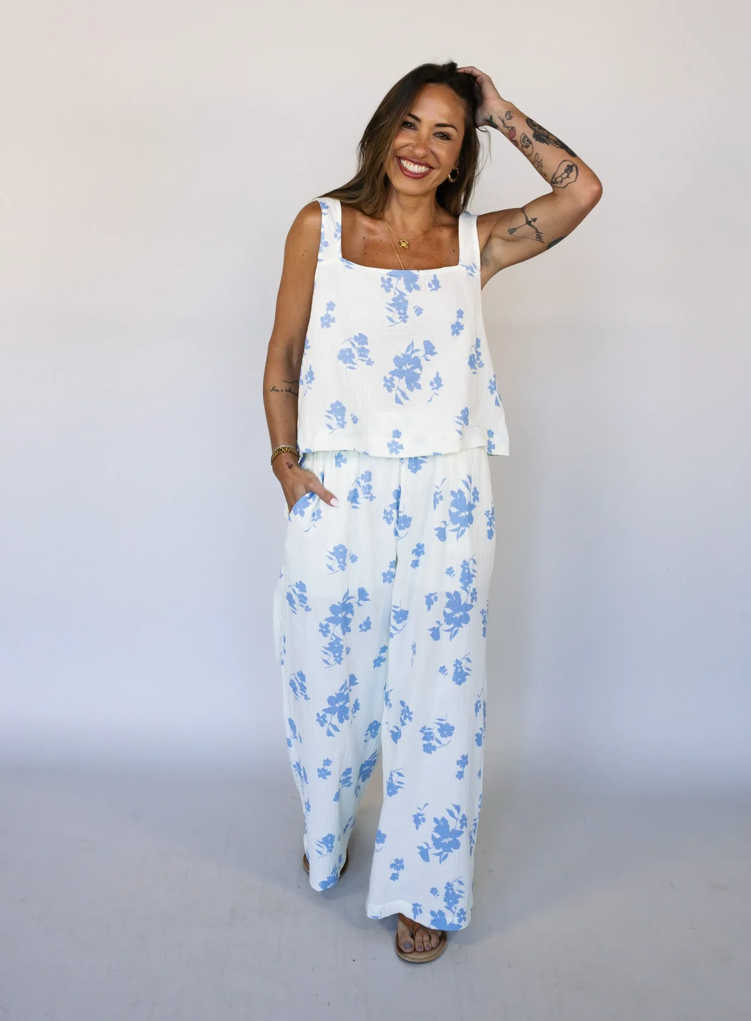 Hayes Floral Tank - Final Sale