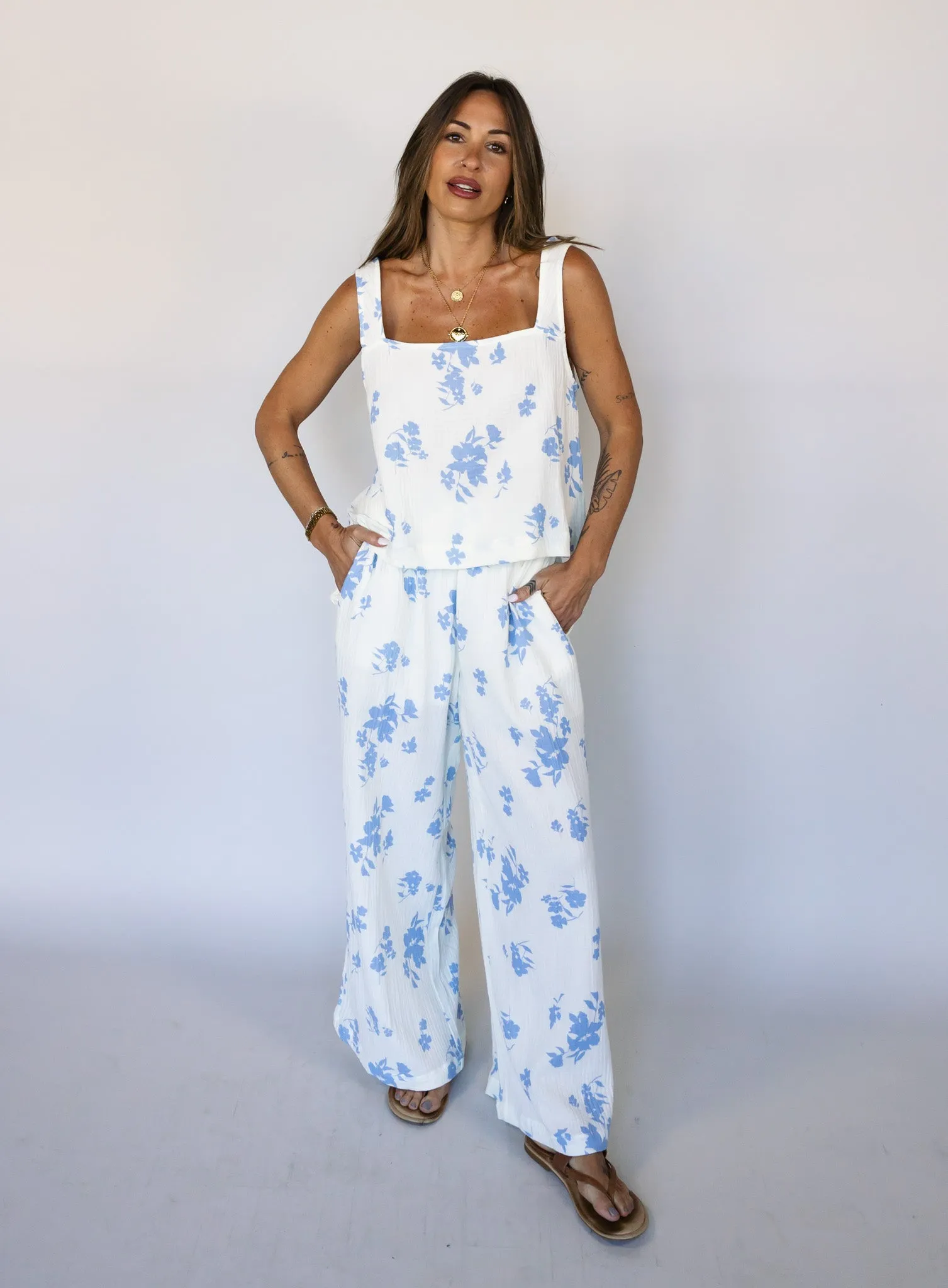 Hayes Floral Tank - Final Sale