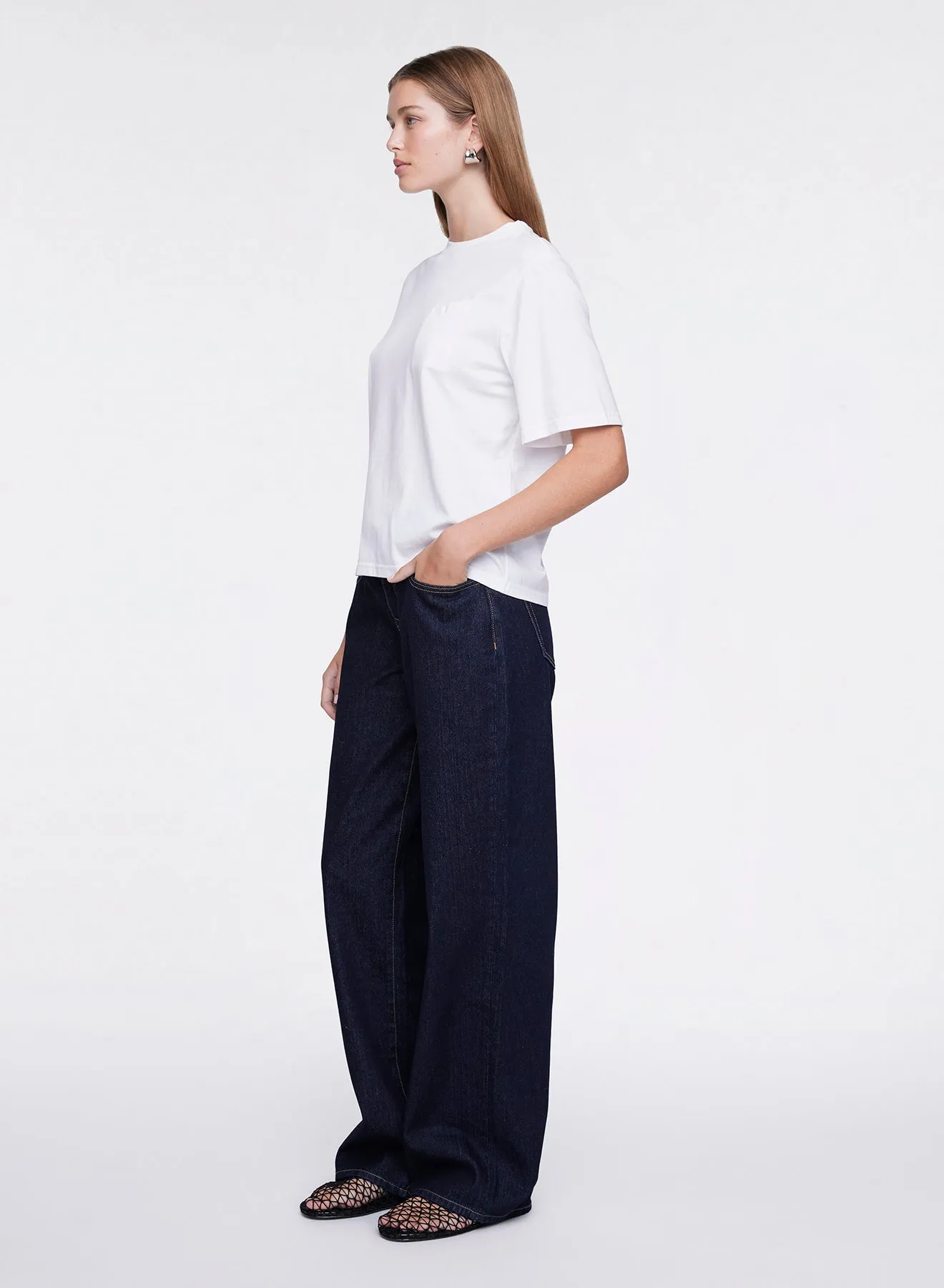 HUGO TOP (WHITE JERSEY)