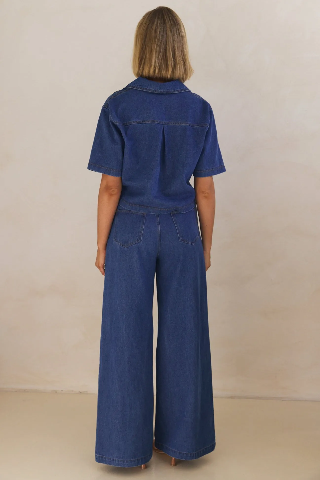 Indigo Denim Set (Blue)