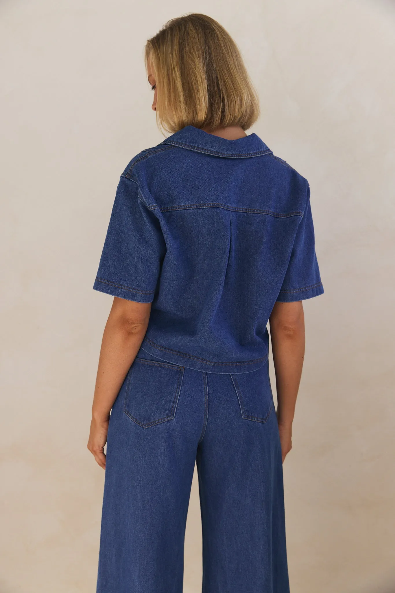 Indigo Denim Set (Blue)