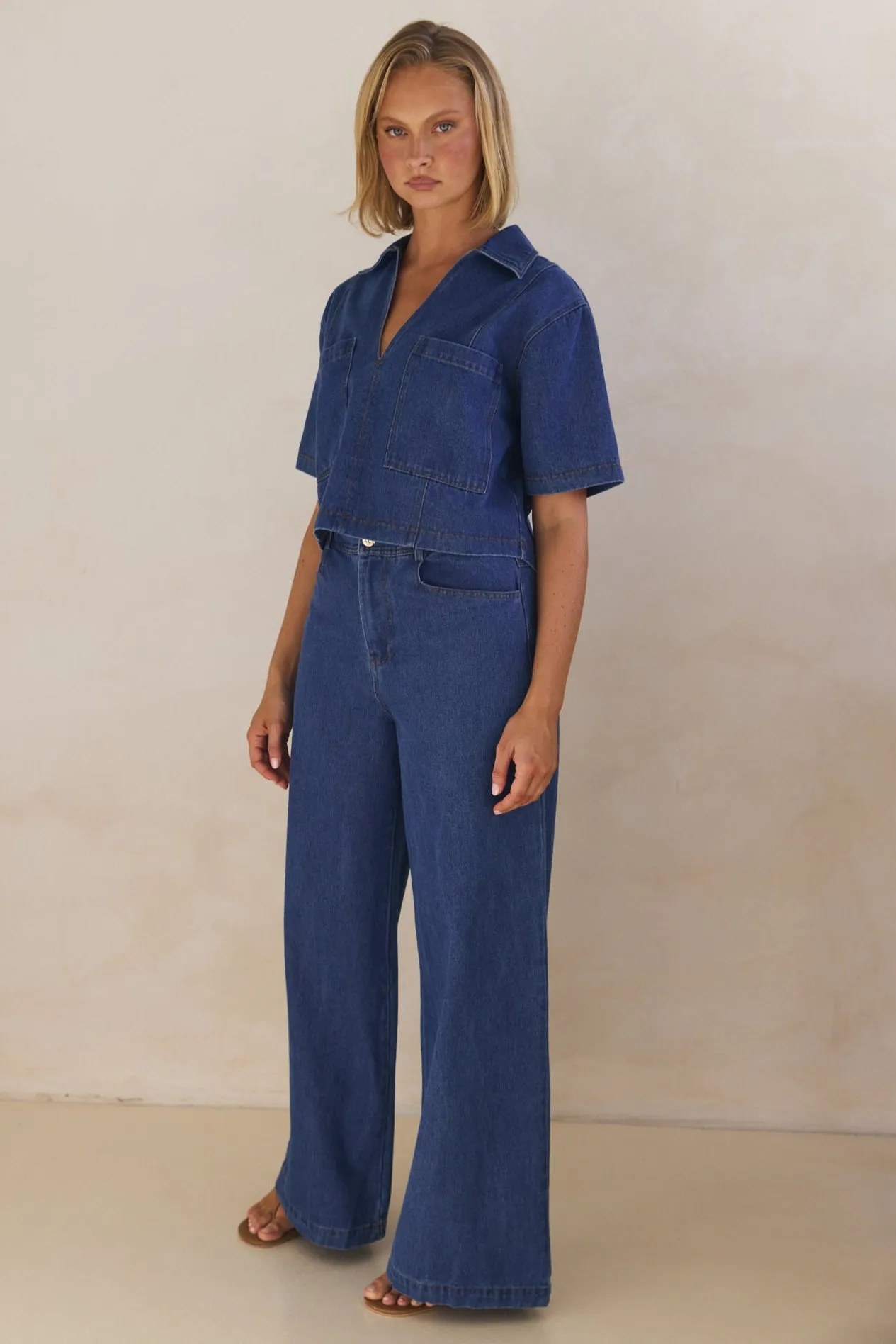 Indigo Denim Set (Blue)