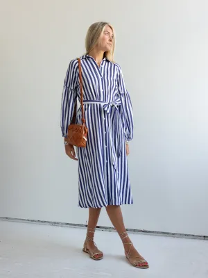 Ischia Navy Stripe Dress