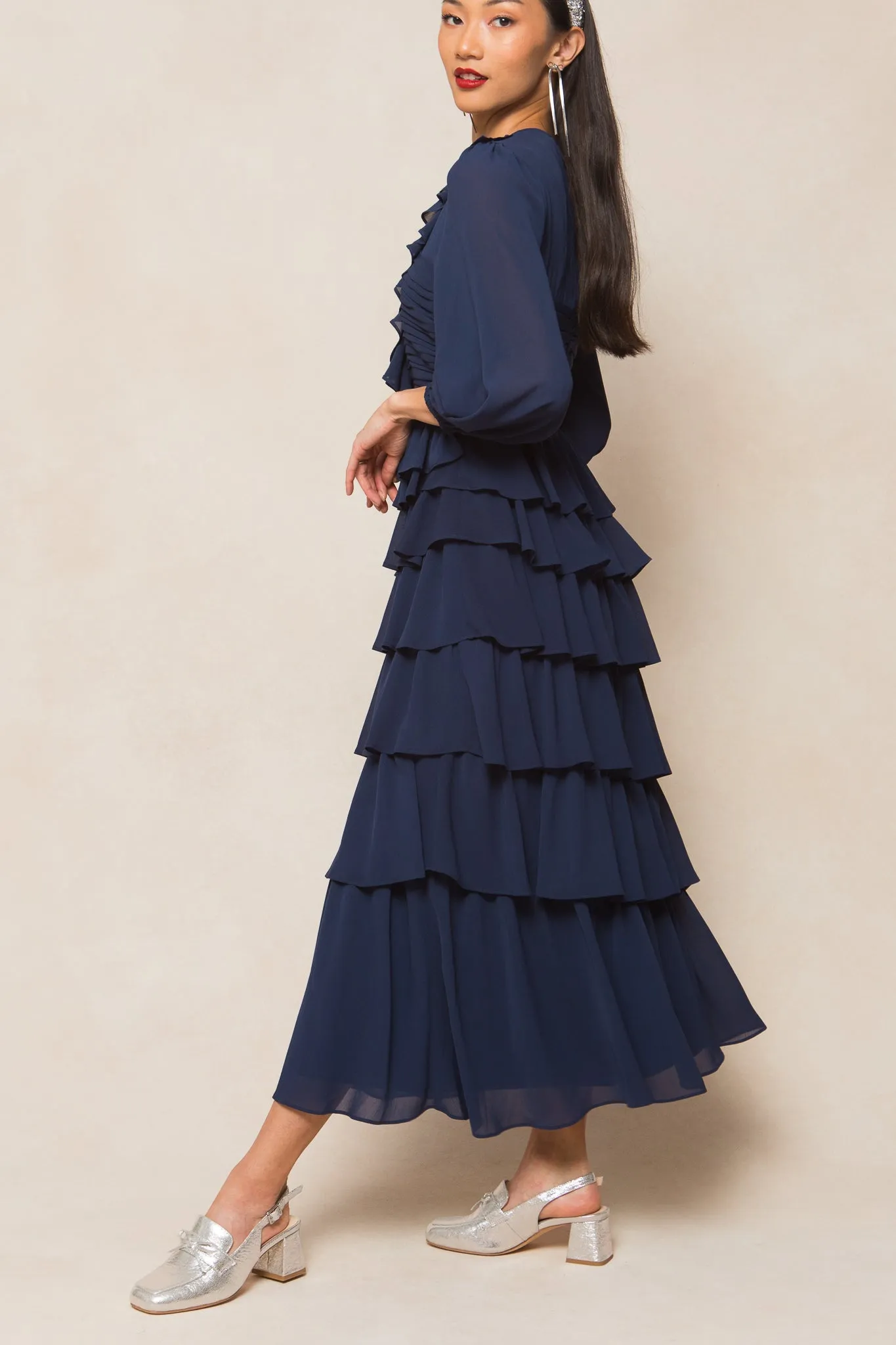 Larsa Dress in Blue - FINAL SALE