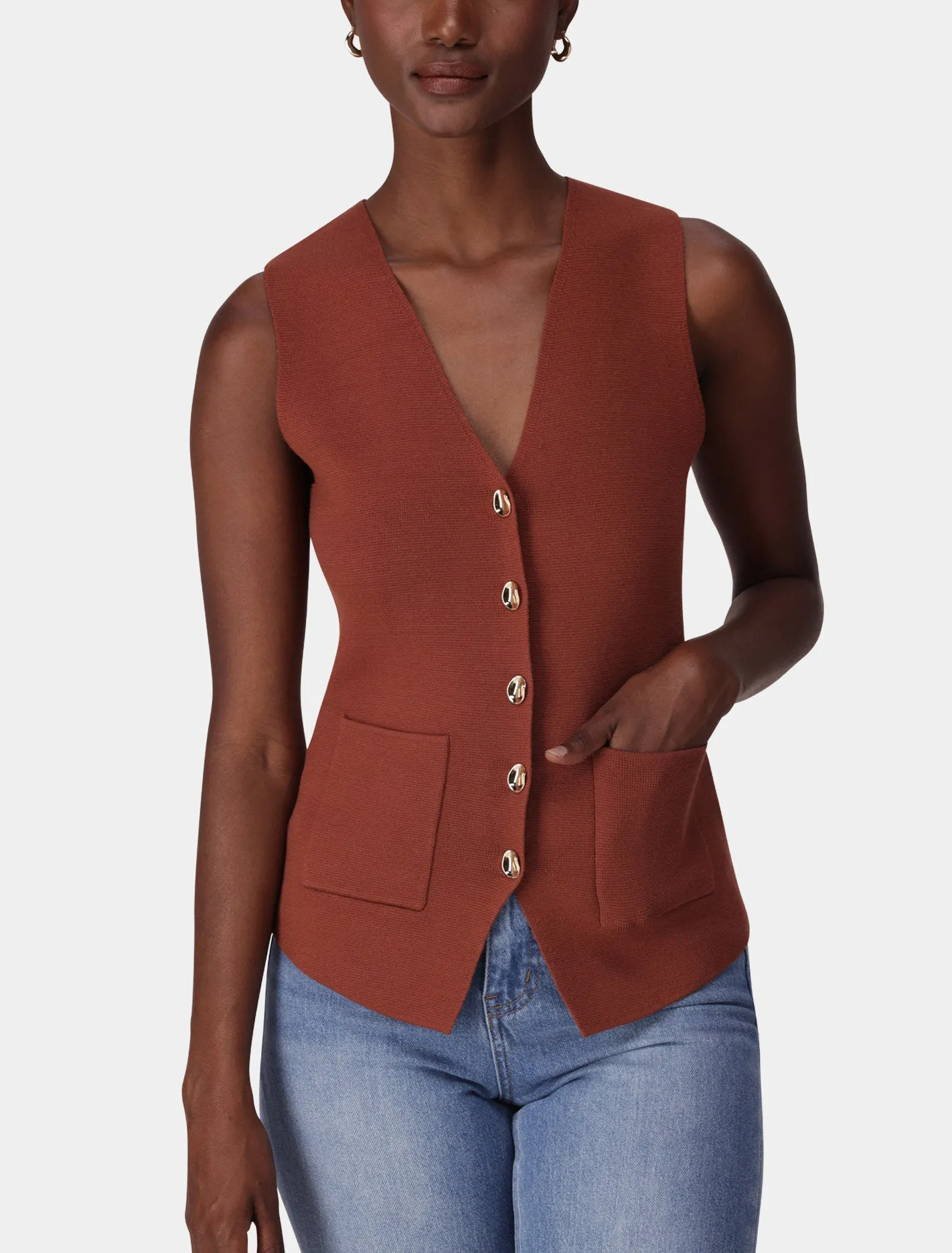 Laura Knitted Waistcoat