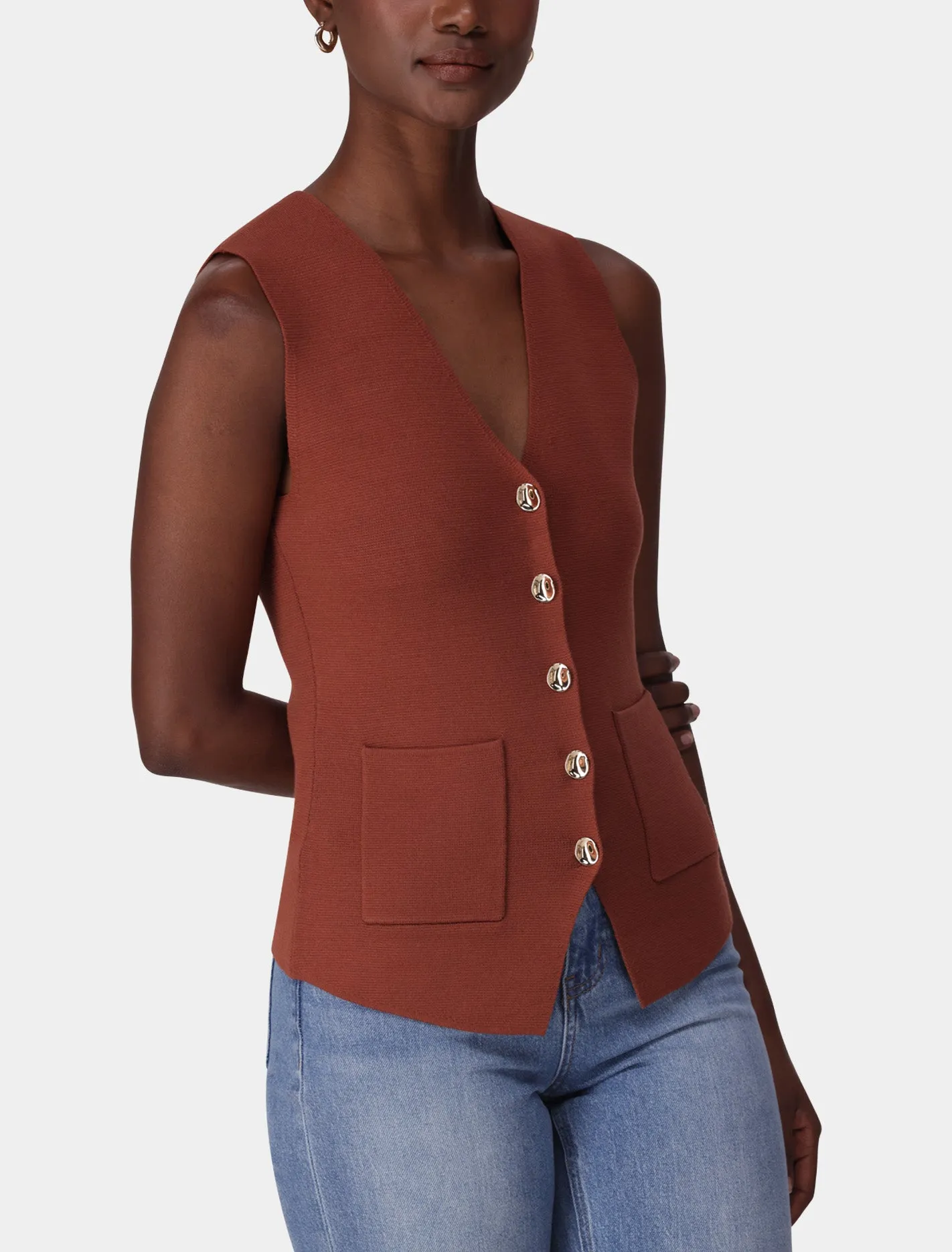 Laura Knitted Waistcoat