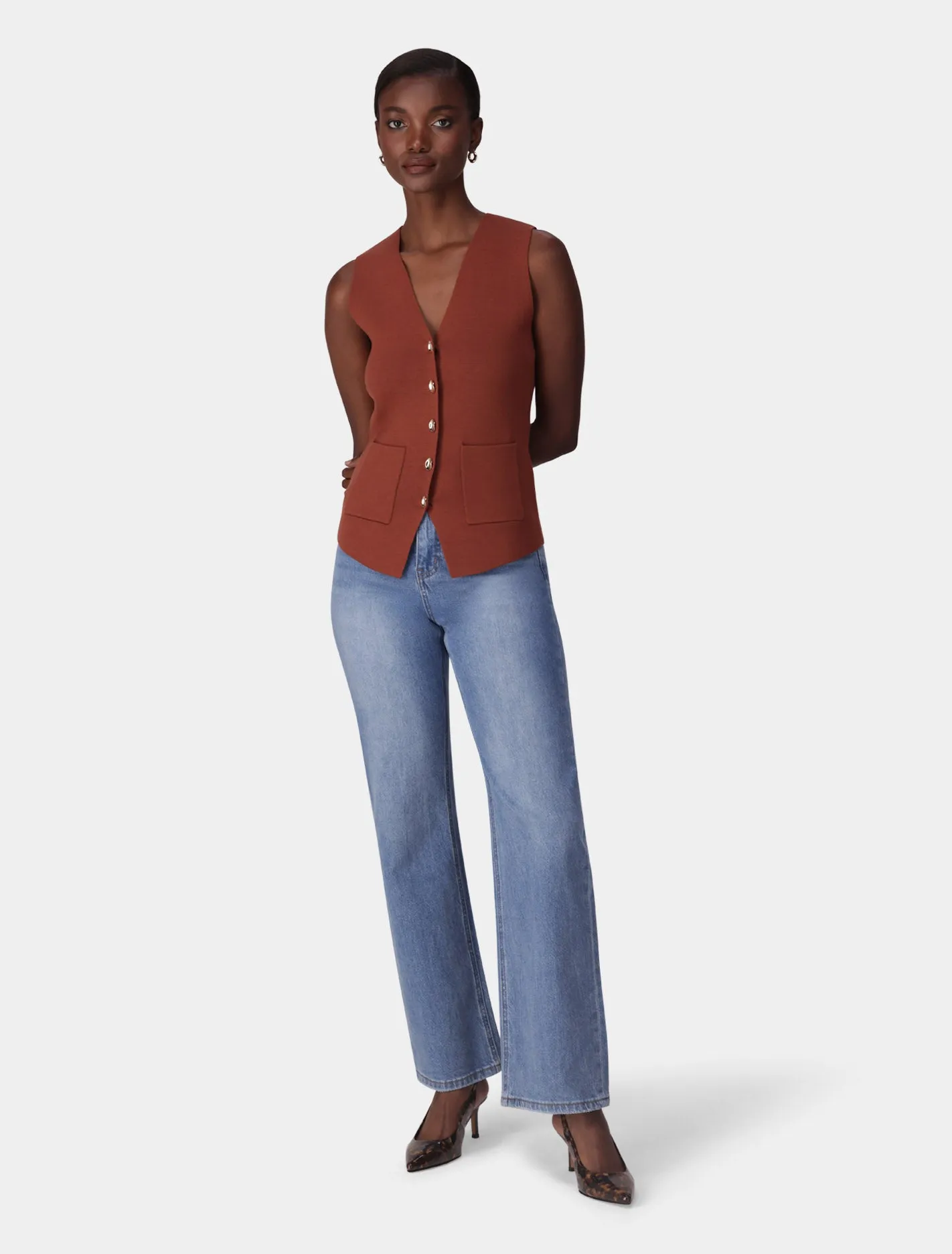 Laura Knitted Waistcoat