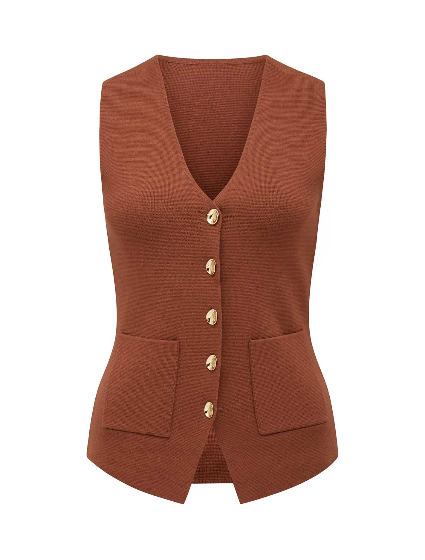 Laura Knitted Waistcoat