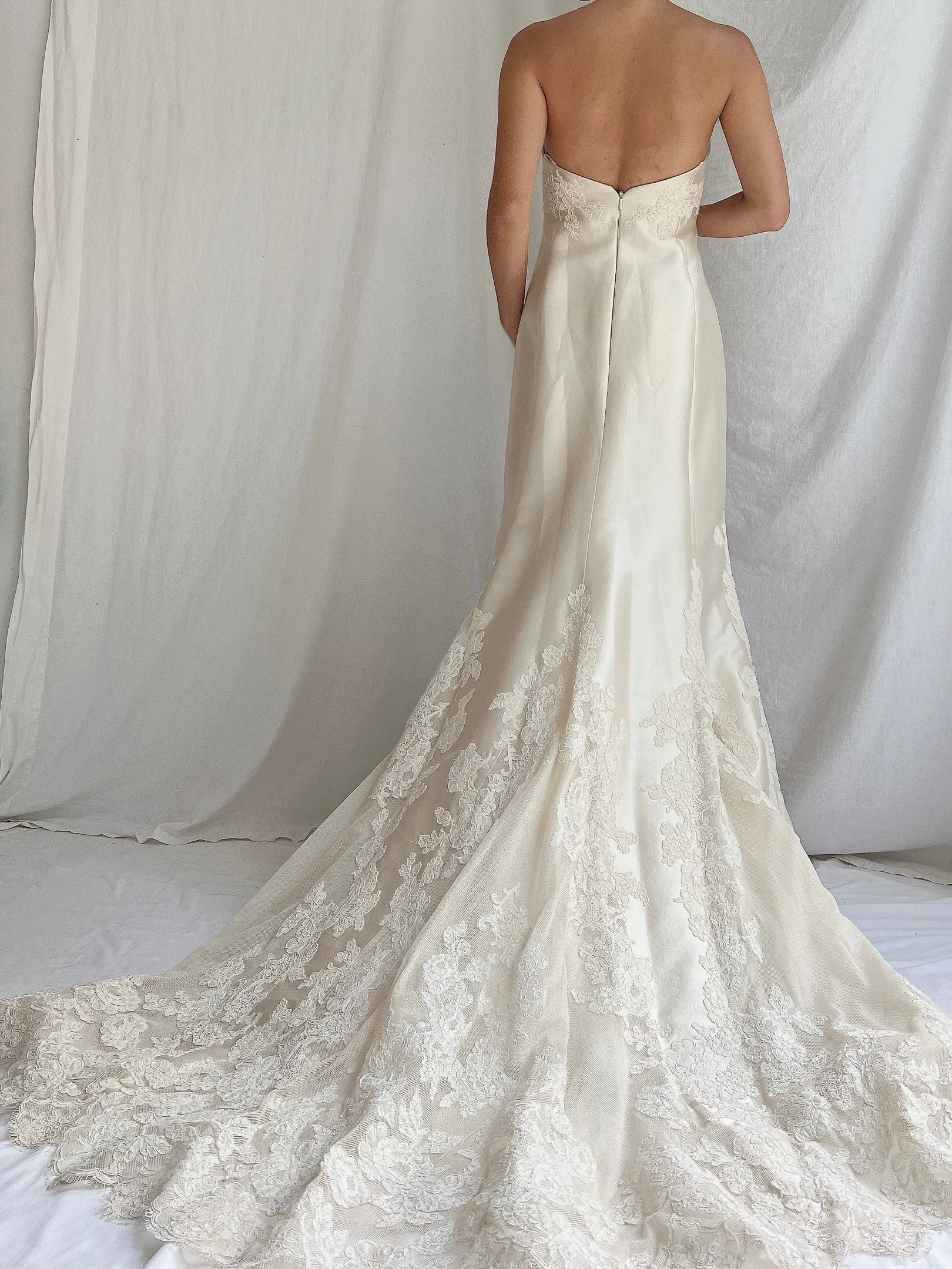 Liancarlo Couture Mikado Silk Wedding Gown - S/6