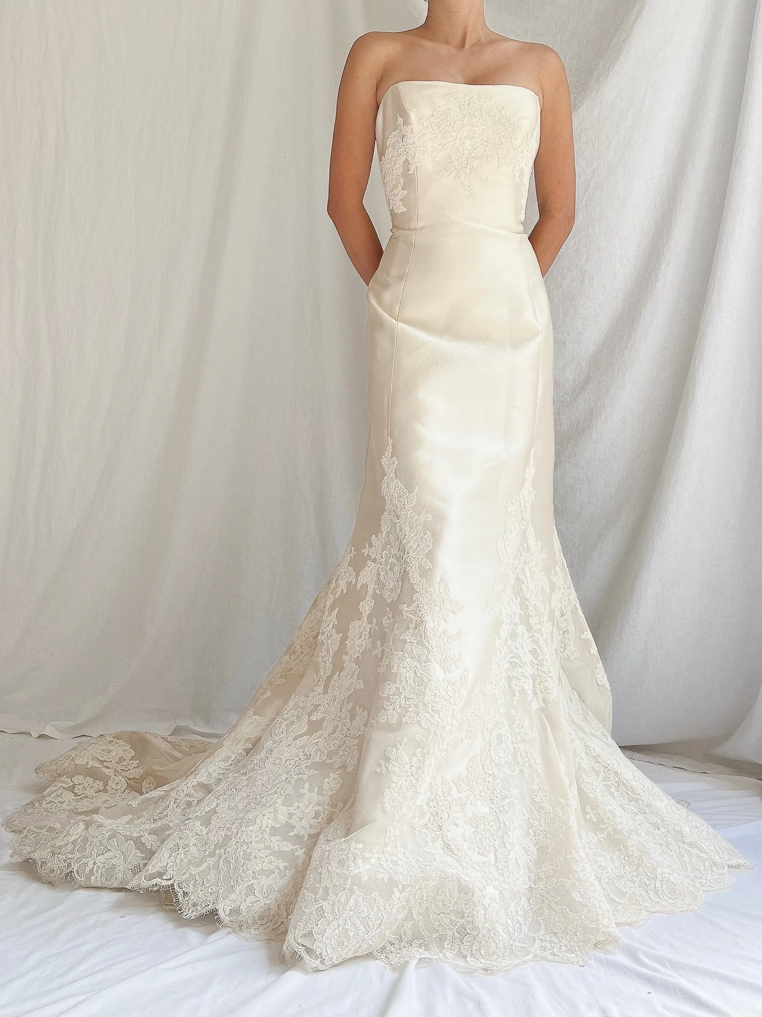 Liancarlo Couture Mikado Silk Wedding Gown - S/6