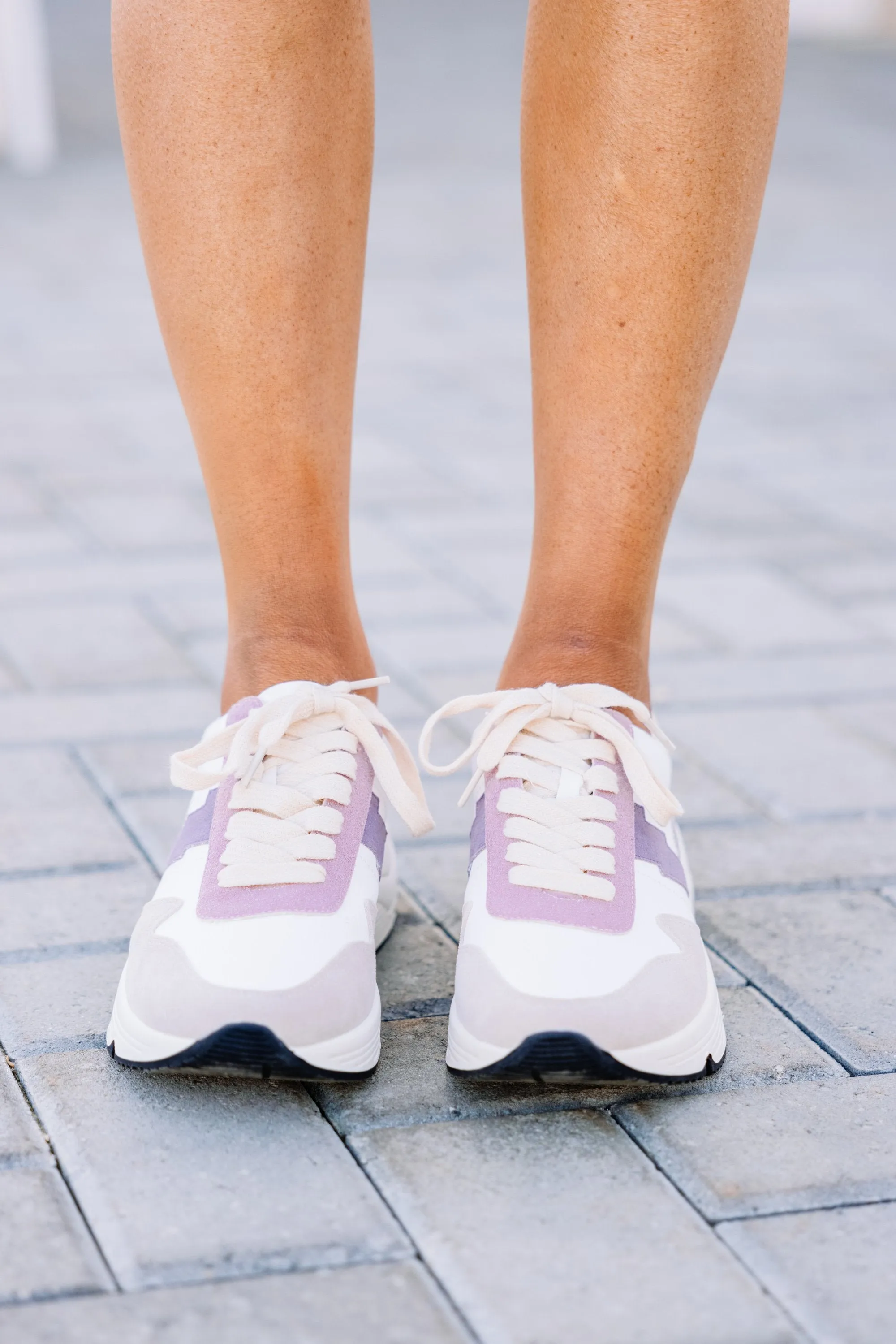 Lightning Strikes Purple Platform Sneakers