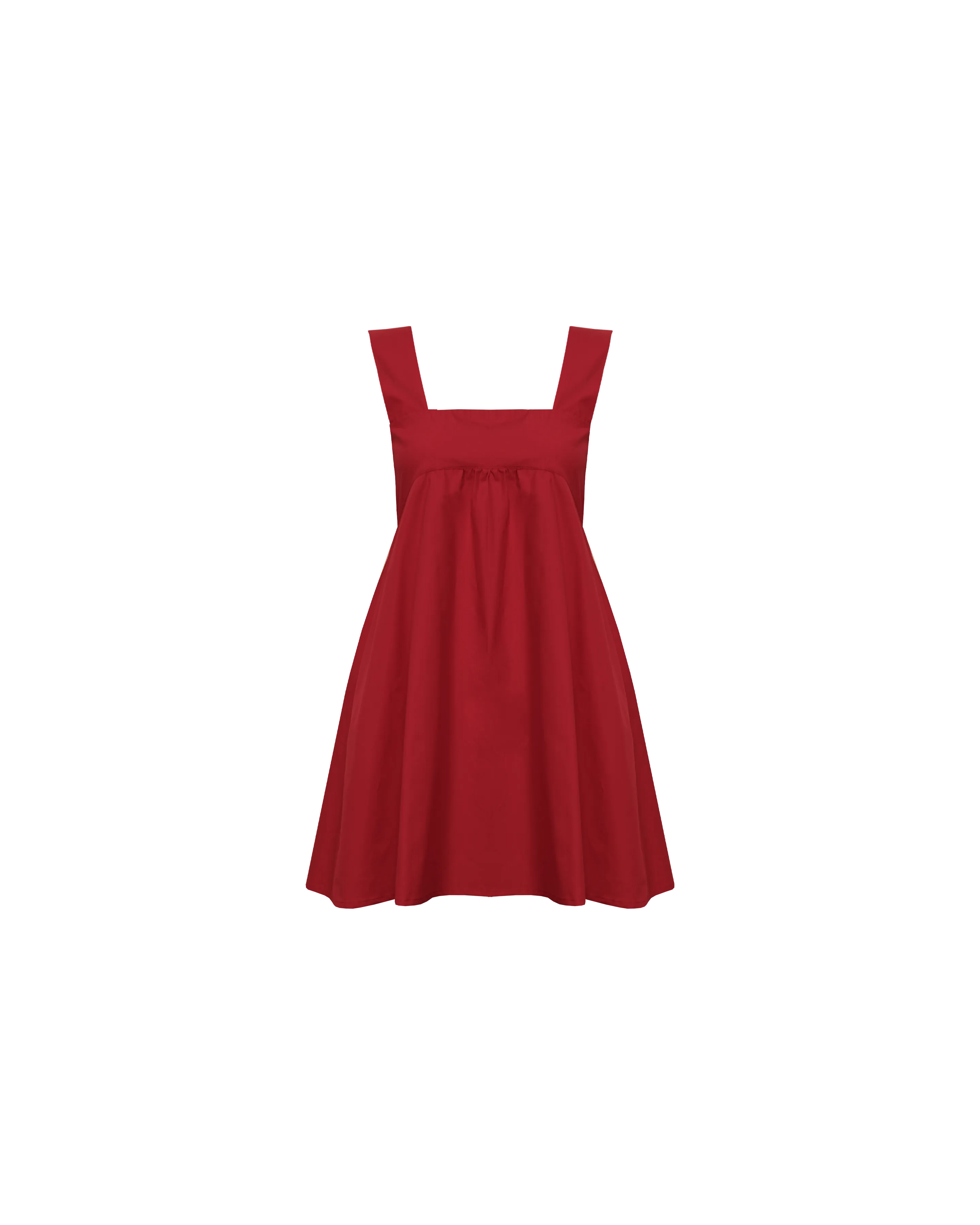 MARGIE TIE MINI DRESS GARNET