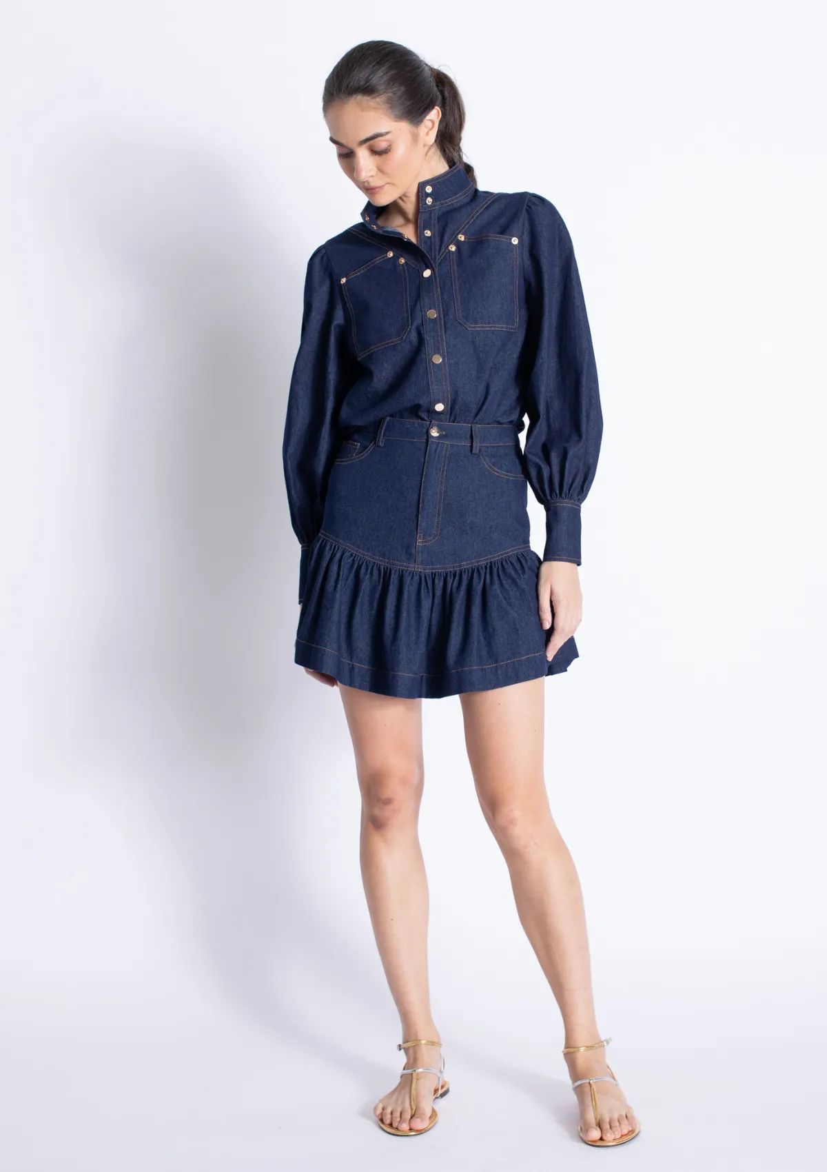 Maverick Denim Mini Skirt