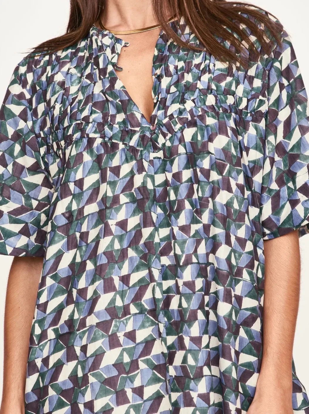 Mirth Marrakesh Dress in Seaglass in Aegean