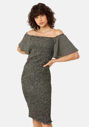 My My Body Con Mini Dress in Star Print