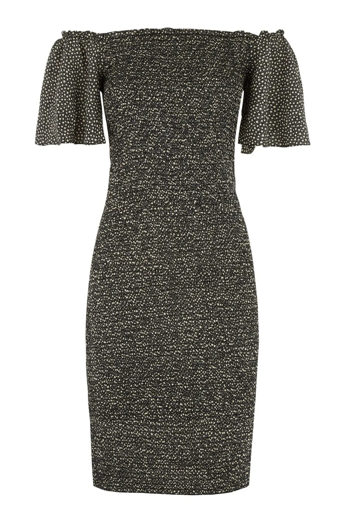 My My Body Con Mini Dress in Star Print